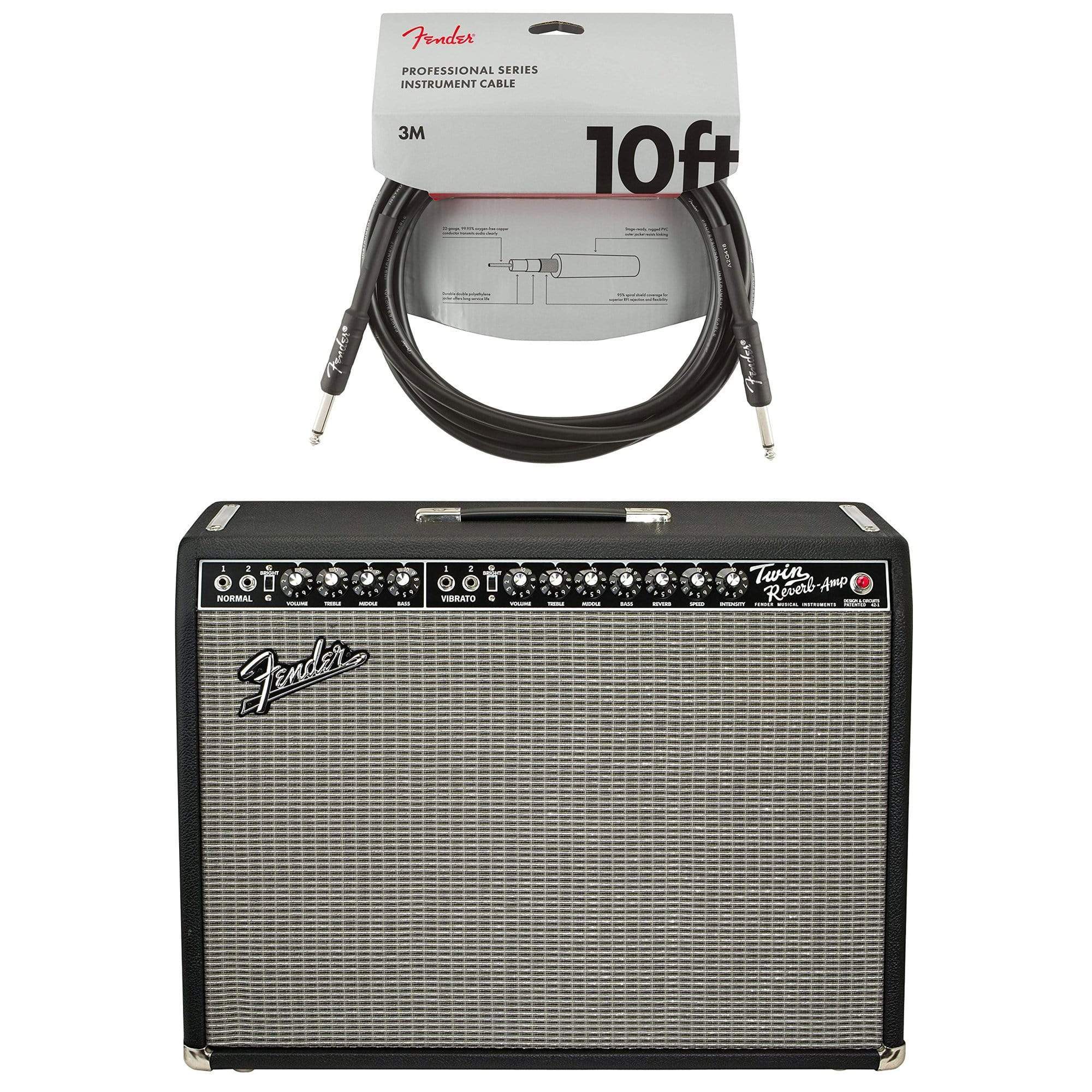 Fender '65 Twin Reverb Reissue Cable Bundle Amps / Guitar Combos