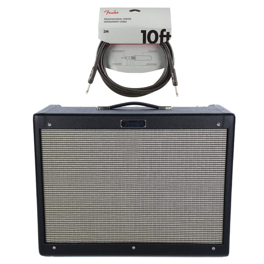 Fender Hot Rod Deluxe IV 1x12 Combo Black Cable Bundle Amps / Guitar Combos