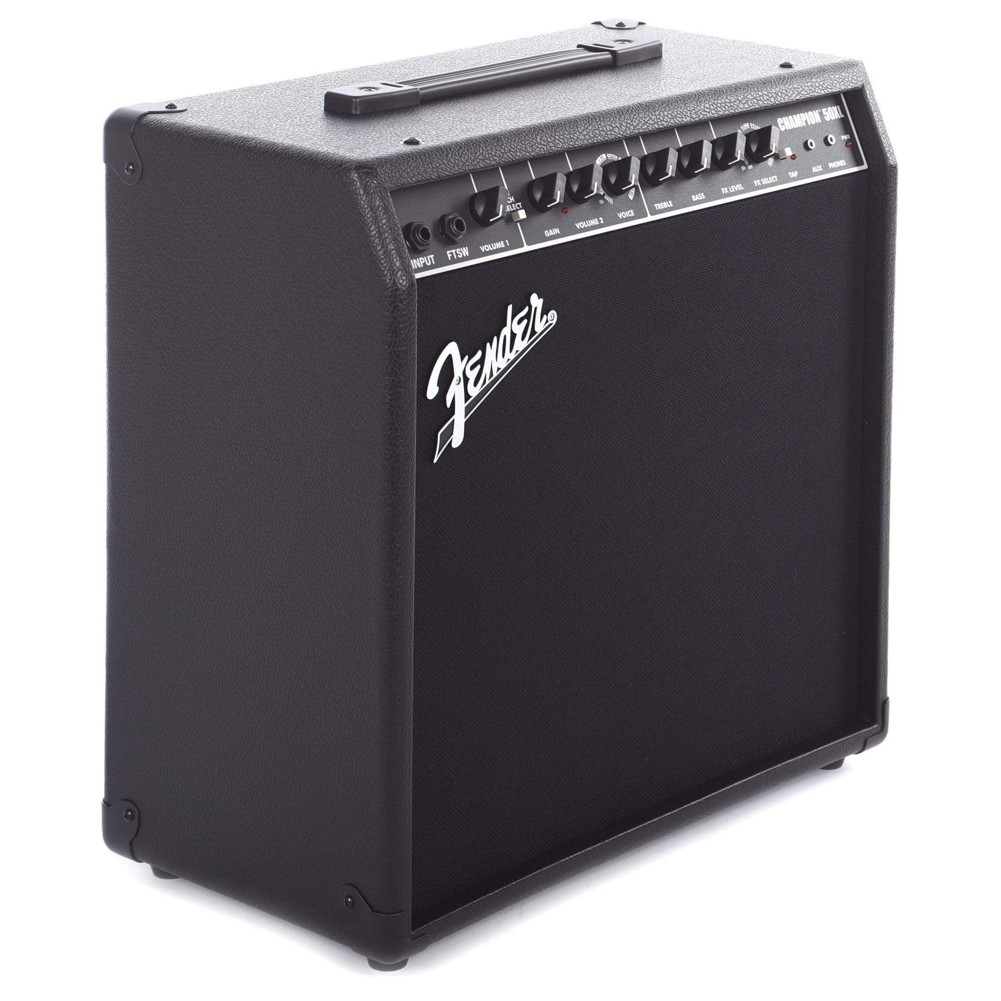 Fender Limited Champion 50XL 50W 1x12 Combo Black Amps / Guitar Combos