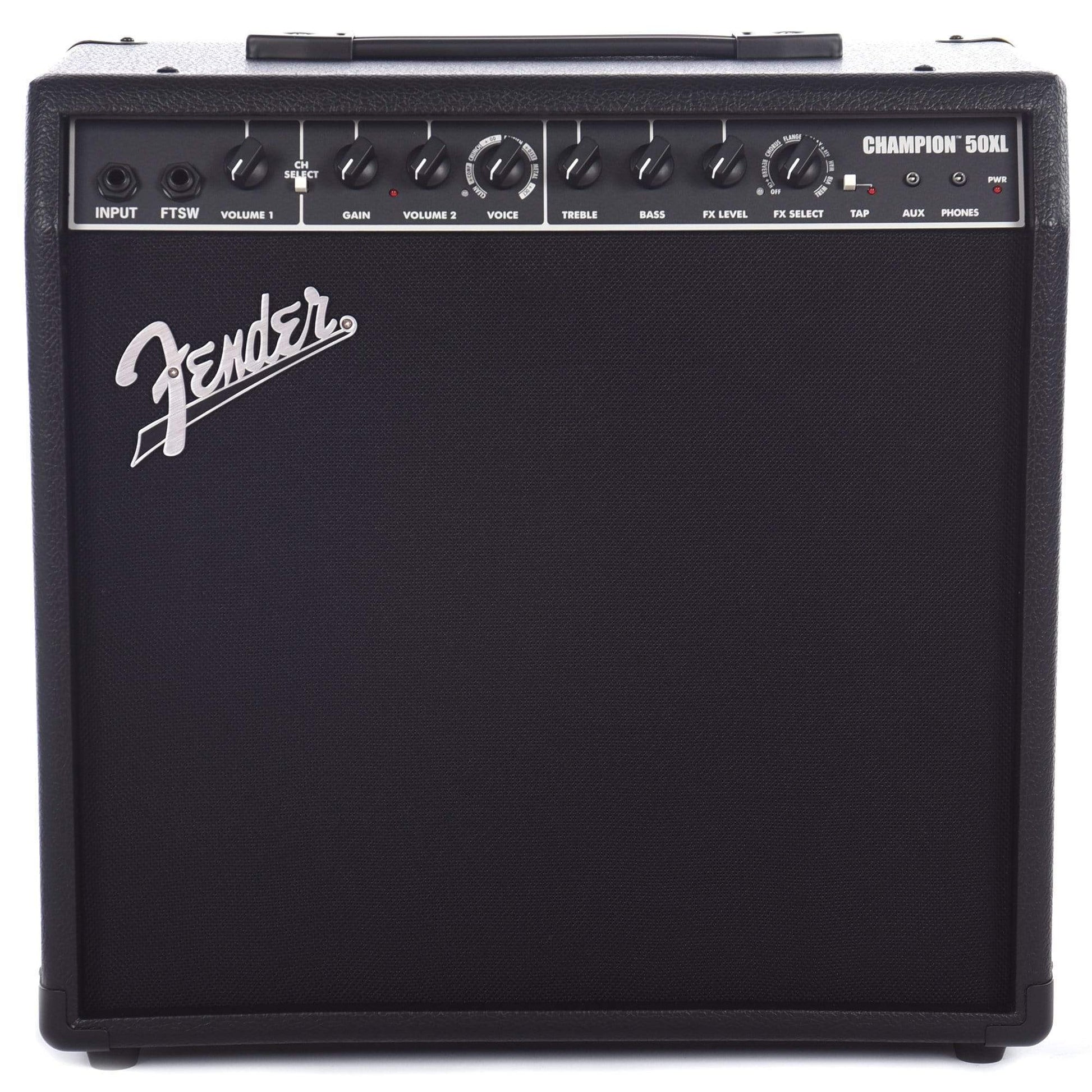 Fender Limited Champion 50XL 50W 1x12 Combo Black Amps / Guitar Combos