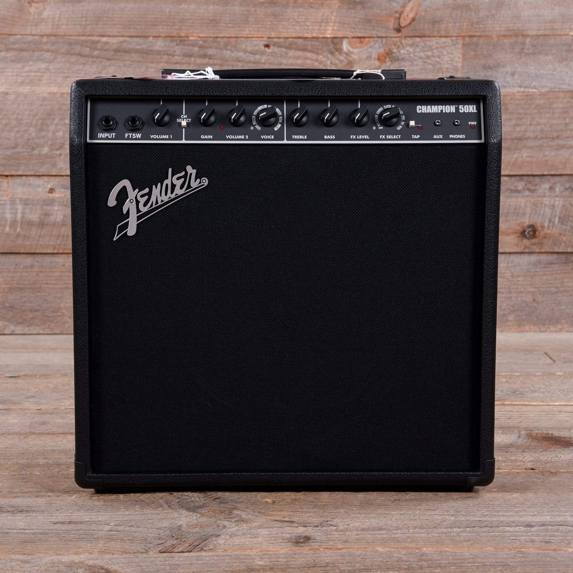 Fender Limited Champion 50XL 50W 1x12 Combo Black Amps / Guitar Combos