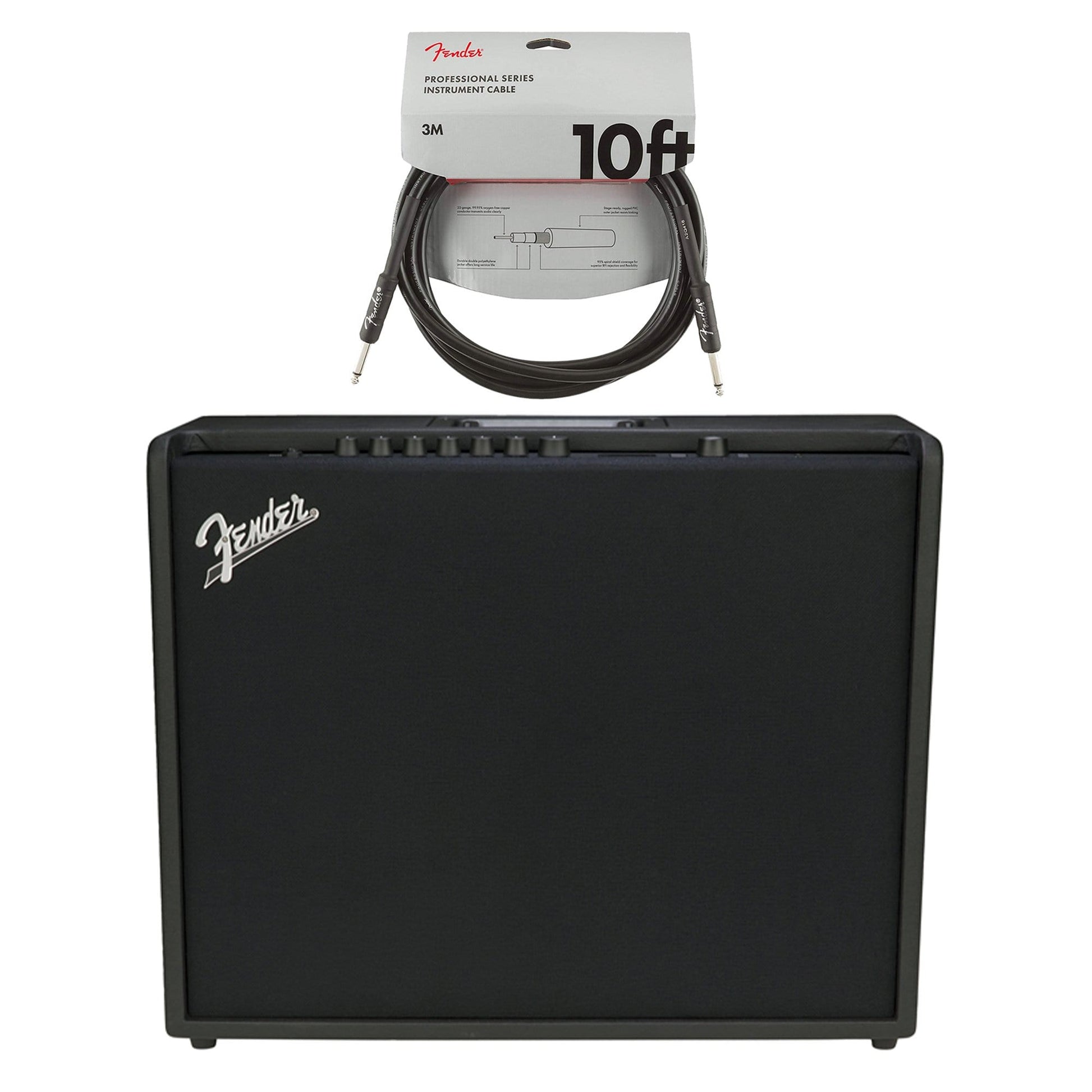 Fender Mustang GT-200 Combo Guitar Amplifier Cable Bundle Amps / Guitar Combos