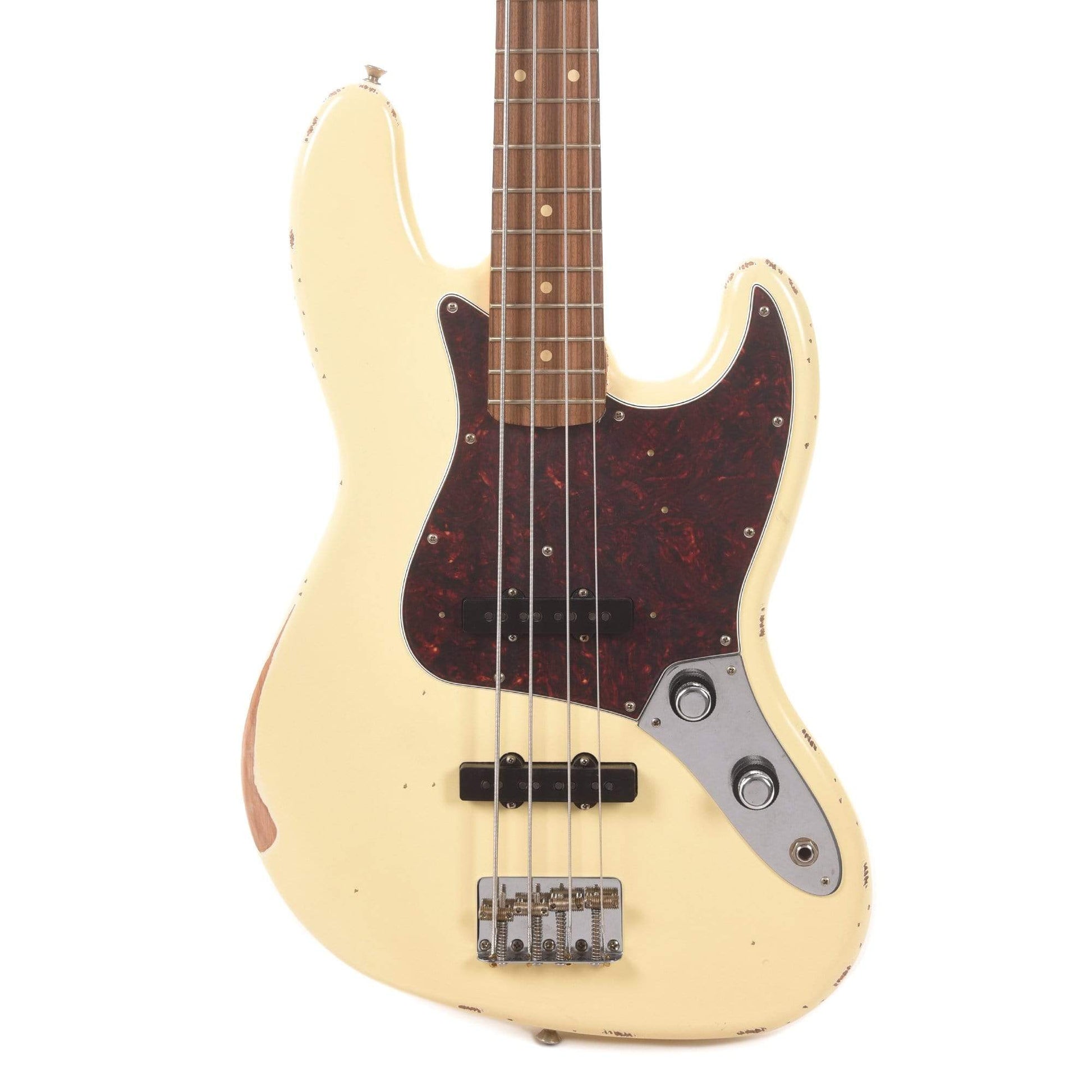 Fender 60th Anniversary Road Worn '60s Jazz Bass Olympic White Bass Guitars / 4-String