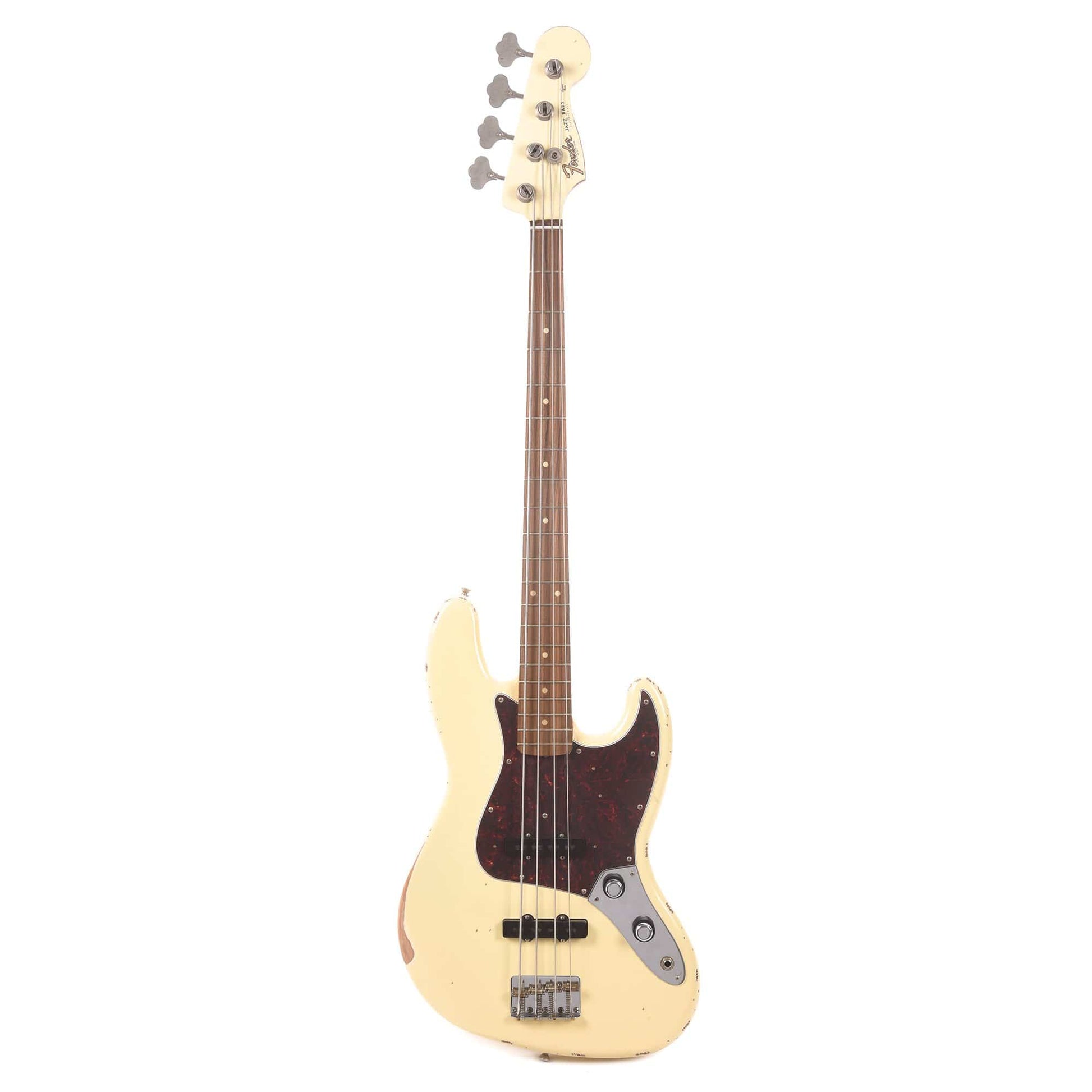 Fender 60th Anniversary Road Worn '60s Jazz Bass Olympic White Bass Guitars / 4-String