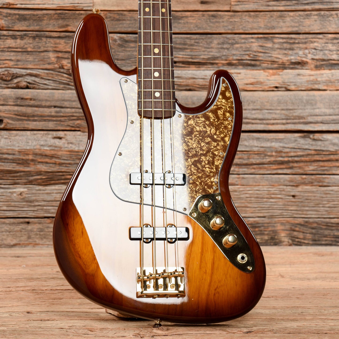 Fender 75th Anniversary Commemorative Jazz Bass Bourbon Burst 2021 Bass Guitars / 4-String