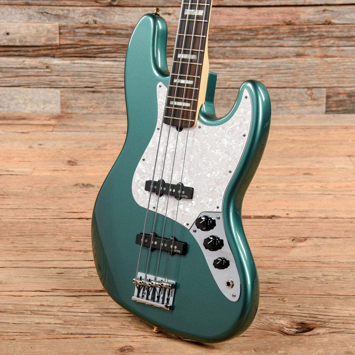 Fender Adam Clayton Signature Jazz Bass Sherwood Green Metallic 2014 Bass Guitars / 4-String