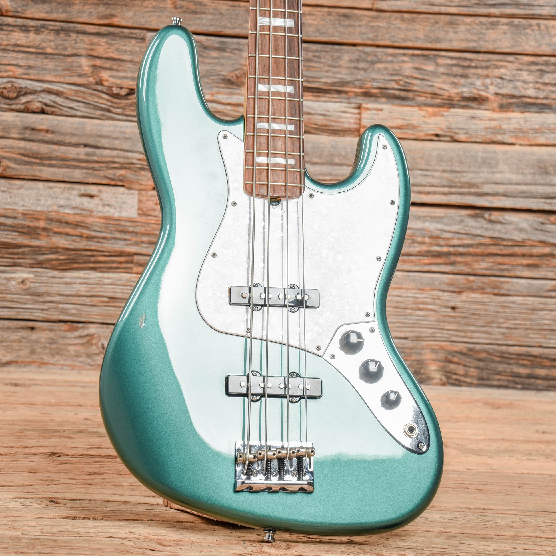 Fender Adam Clayton Signature Jazz Bass Sherwood Green Metallic Bass Guitars / 4-String