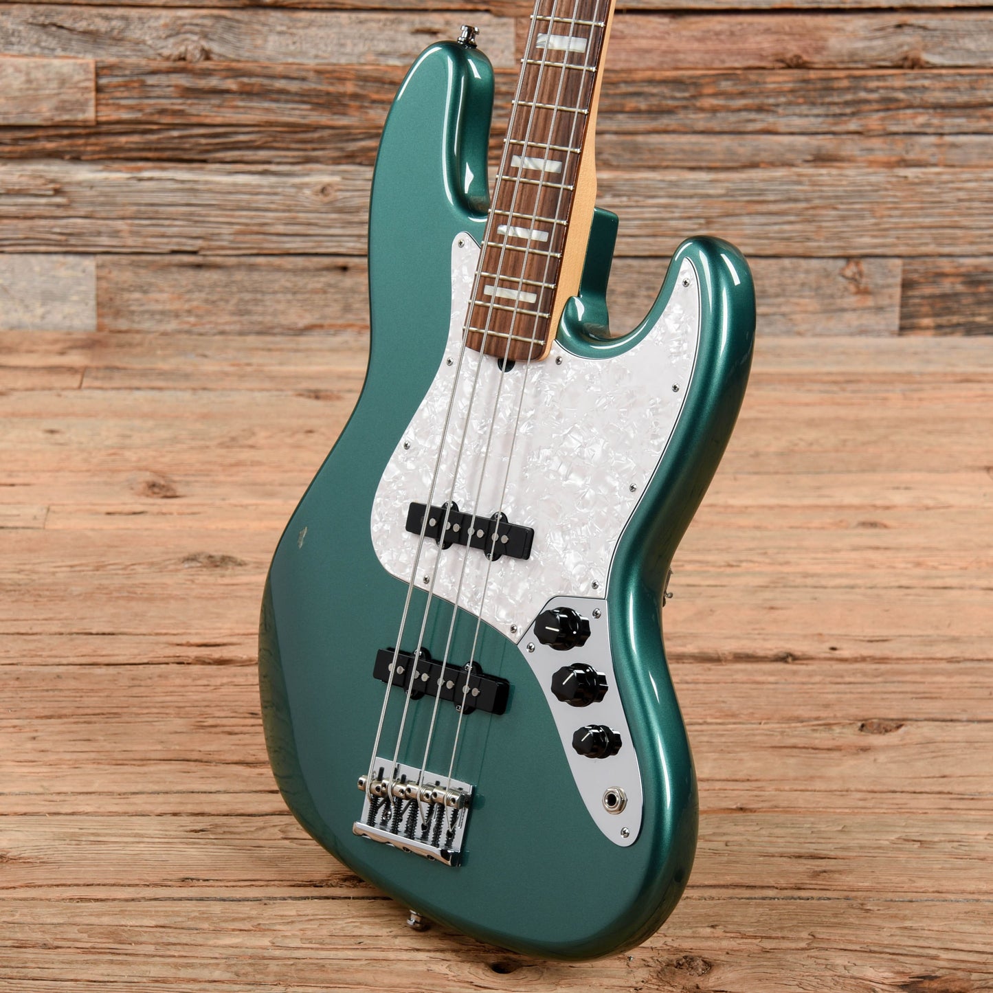 Fender Adam Clayton Signature Jazz Bass Sherwood Green Metallic Bass Guitars / 4-String