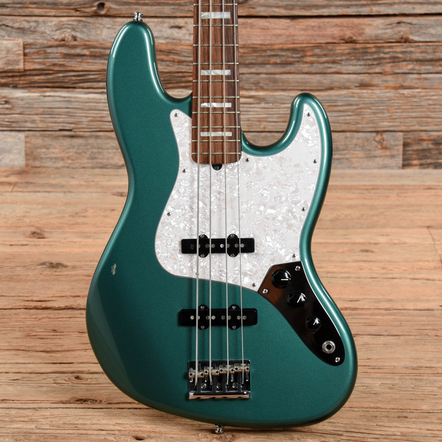 Fender Adam Clayton Signature Jazz Bass Sherwood Green Metallic Bass Guitars / 4-String