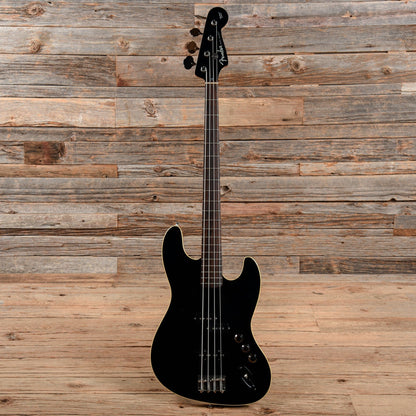 Fender Aerodyne Jazz Bass Black Bass Guitars / 4-String