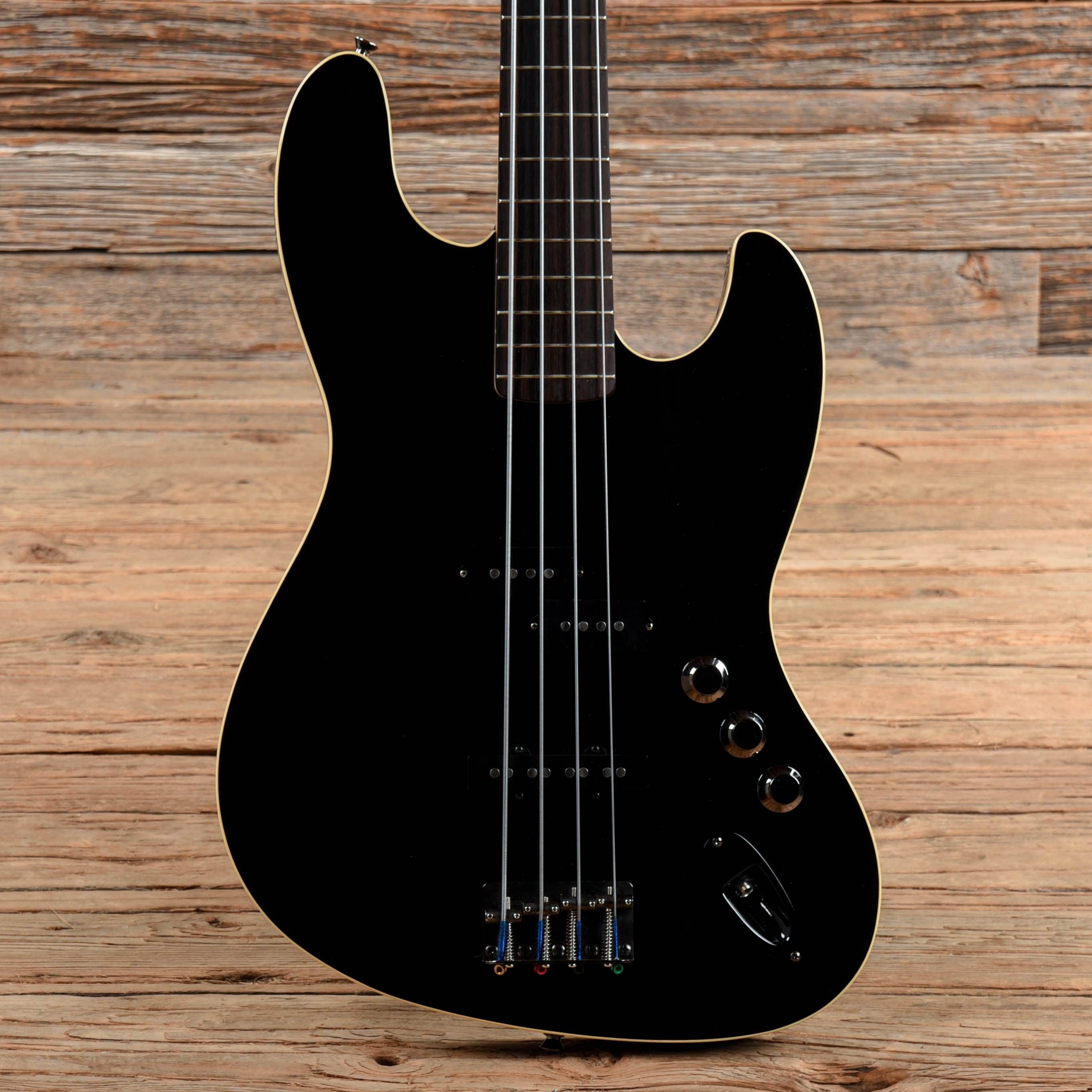 Fender AJB Aerodyne Jazz Bass Black 2020 – Chicago Music Exchange