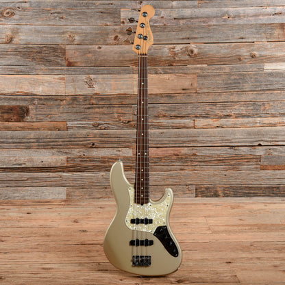 Fender American Deluxe Jazz Bass Shoreline Gold 1997 Bass Guitars / 4-String