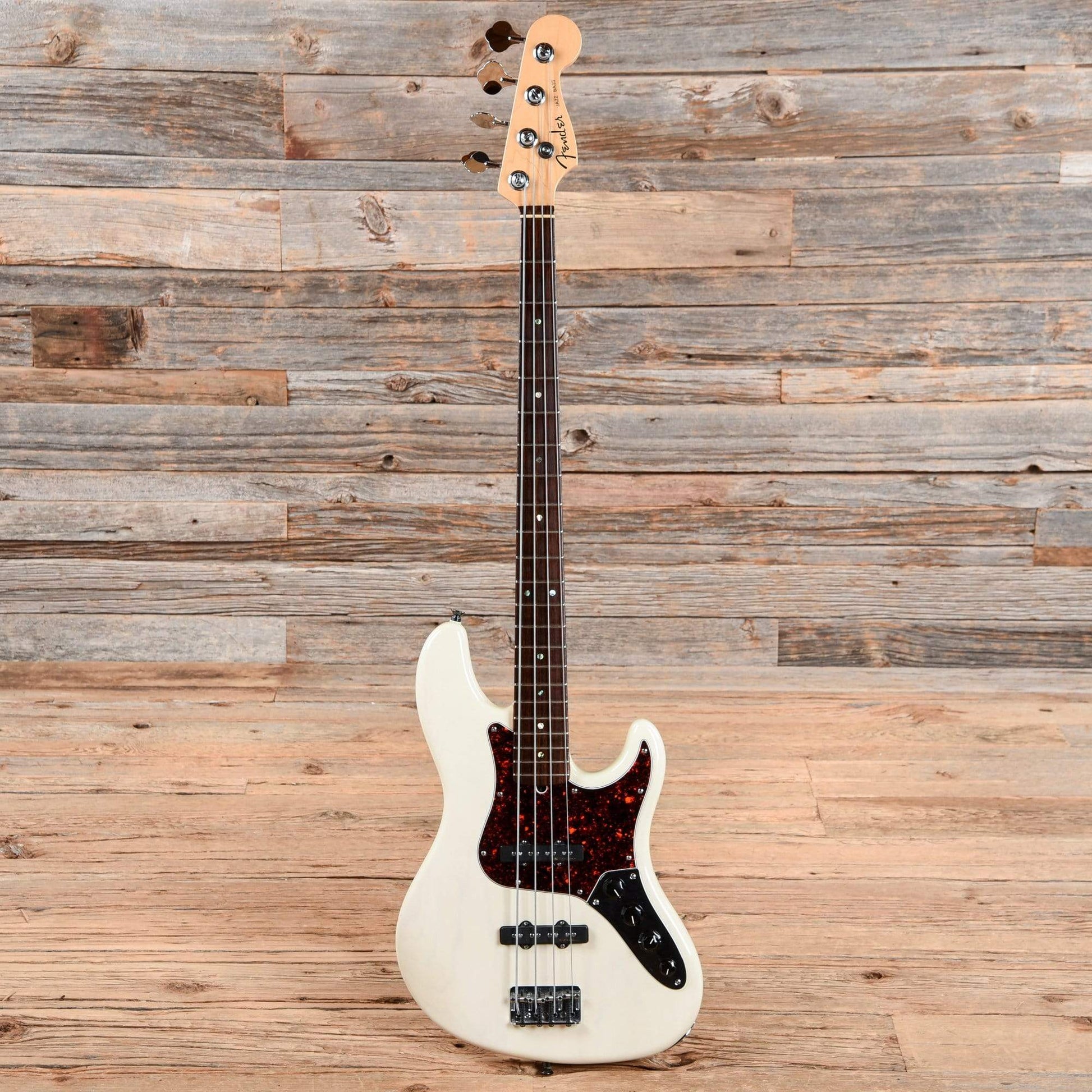 Fender American Deluxe Jazz Bass White 2001 Bass Guitars / 4-String