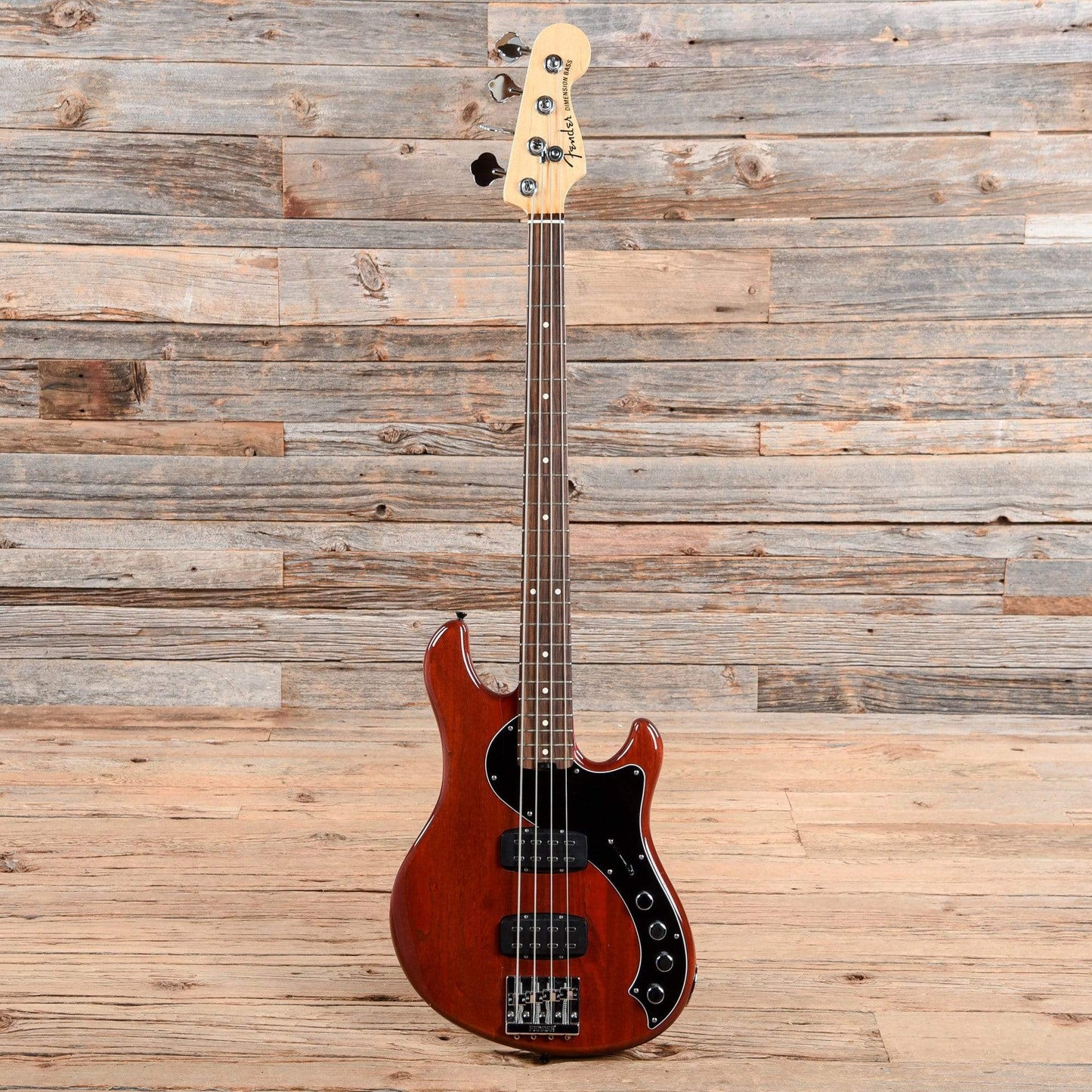 Fender American Elite Dimension Bass IV HH Cayenne Burst 2016 Bass Guitars / 4-String