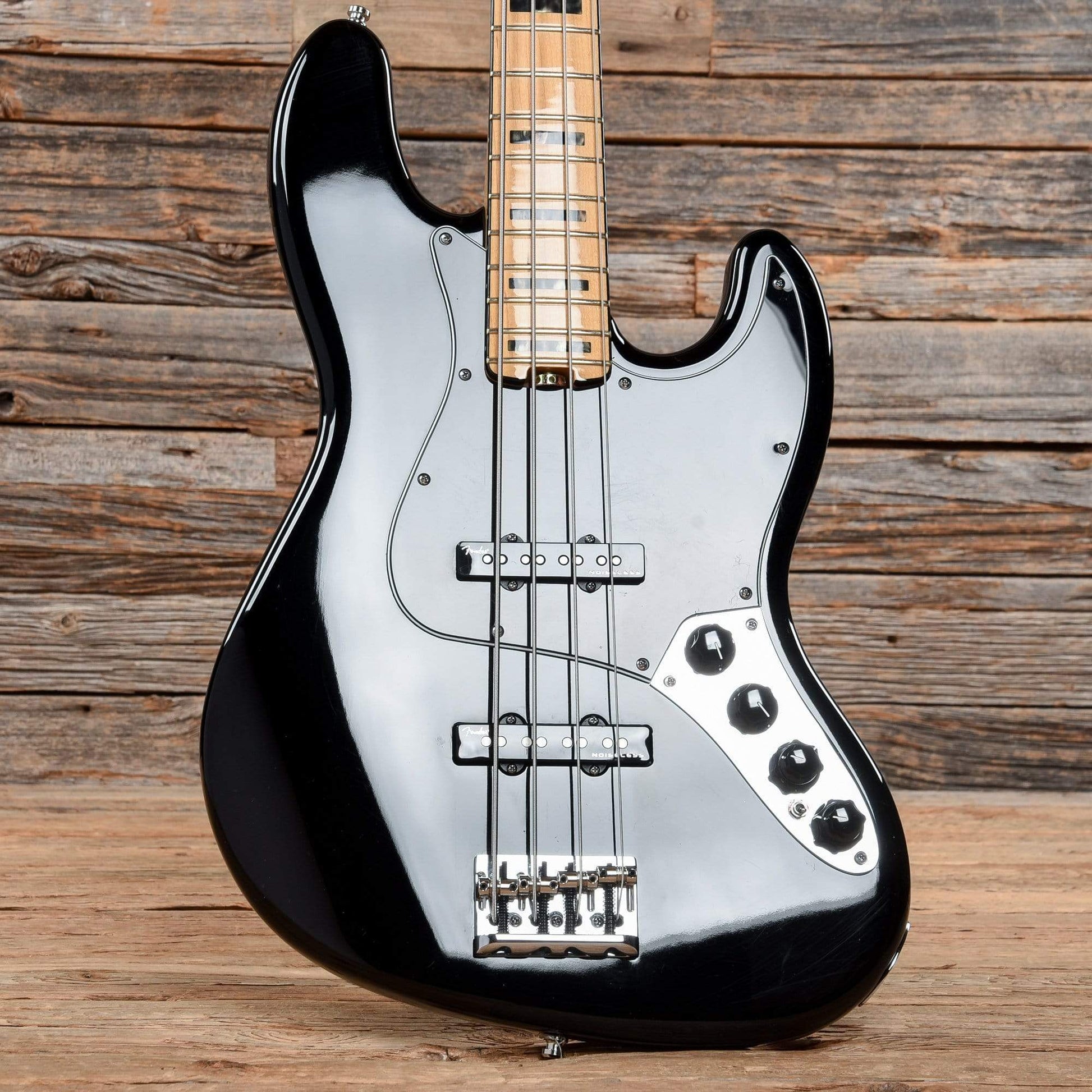 Fender American Elite Jazz Bass Black 2015 Bass Guitars / 4-String