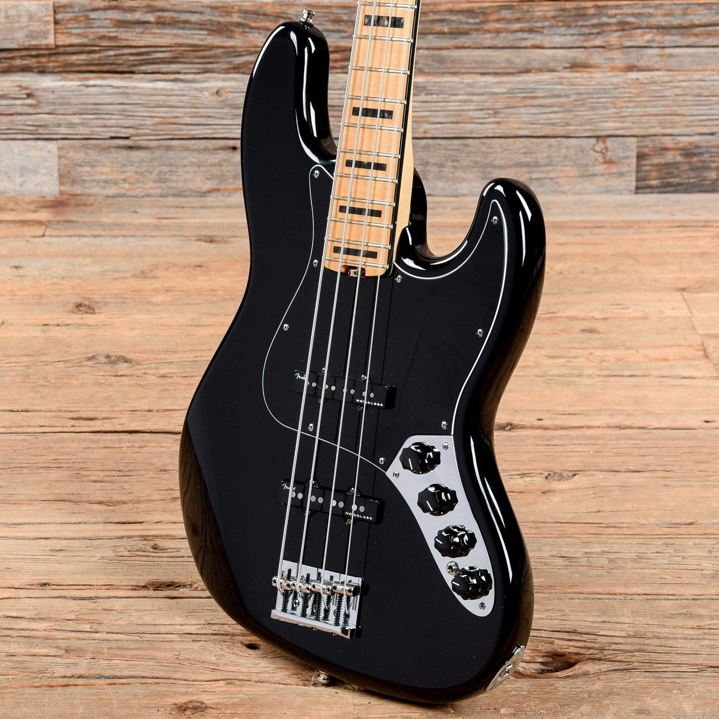 Fender American Elite Jazz Bass Black 2015 Bass Guitars / 4-String