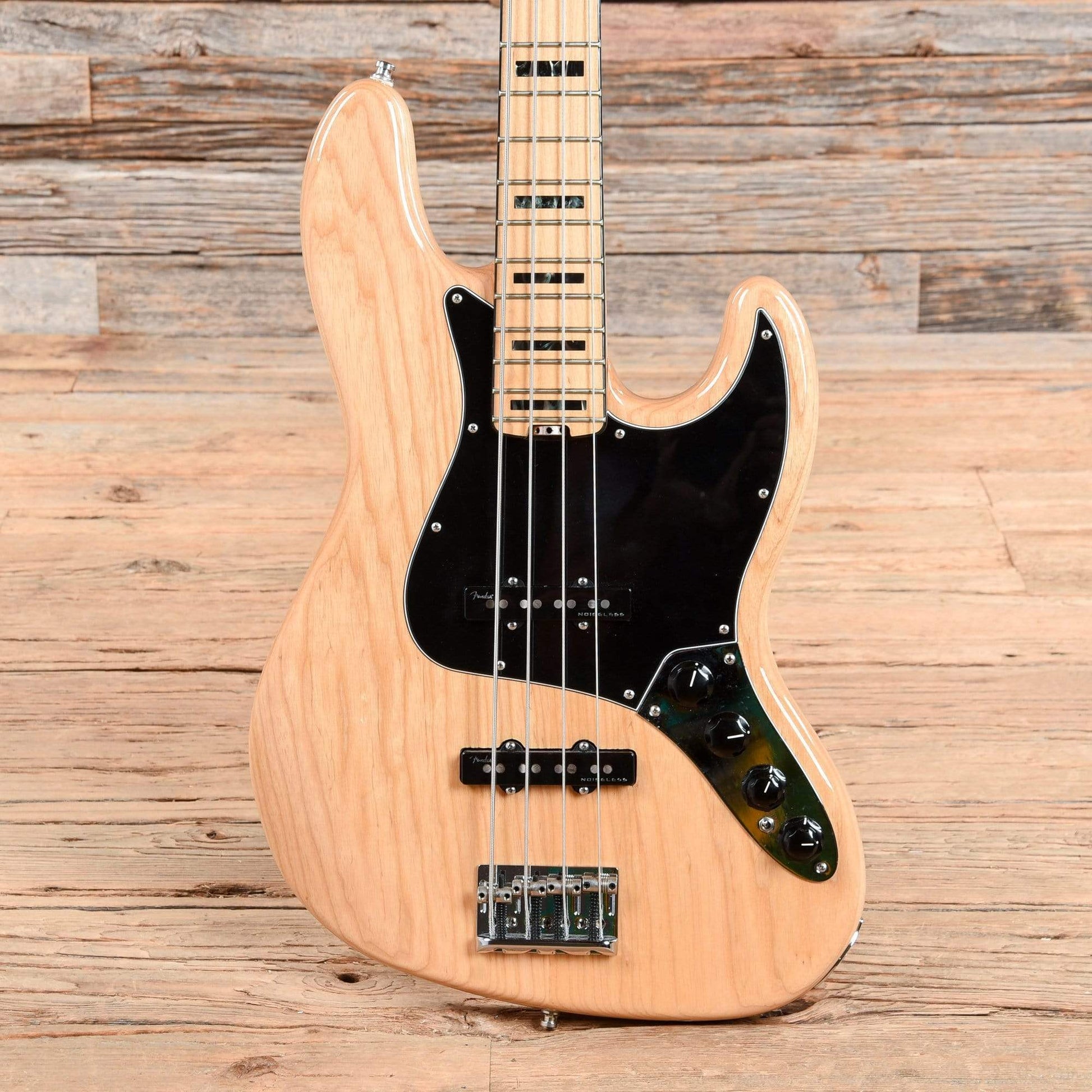 Fender American Elite Jazz Bass Natural 2016 Bass Guitars / 4-String