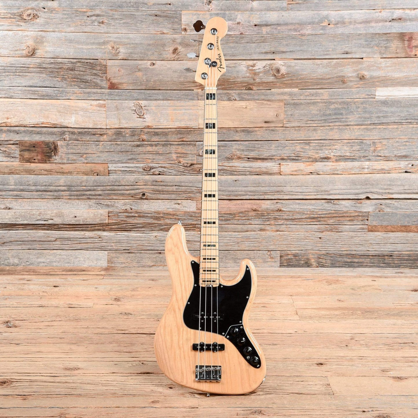 Fender American Elite Jazz Bass Natural 2016 Bass Guitars / 4-String