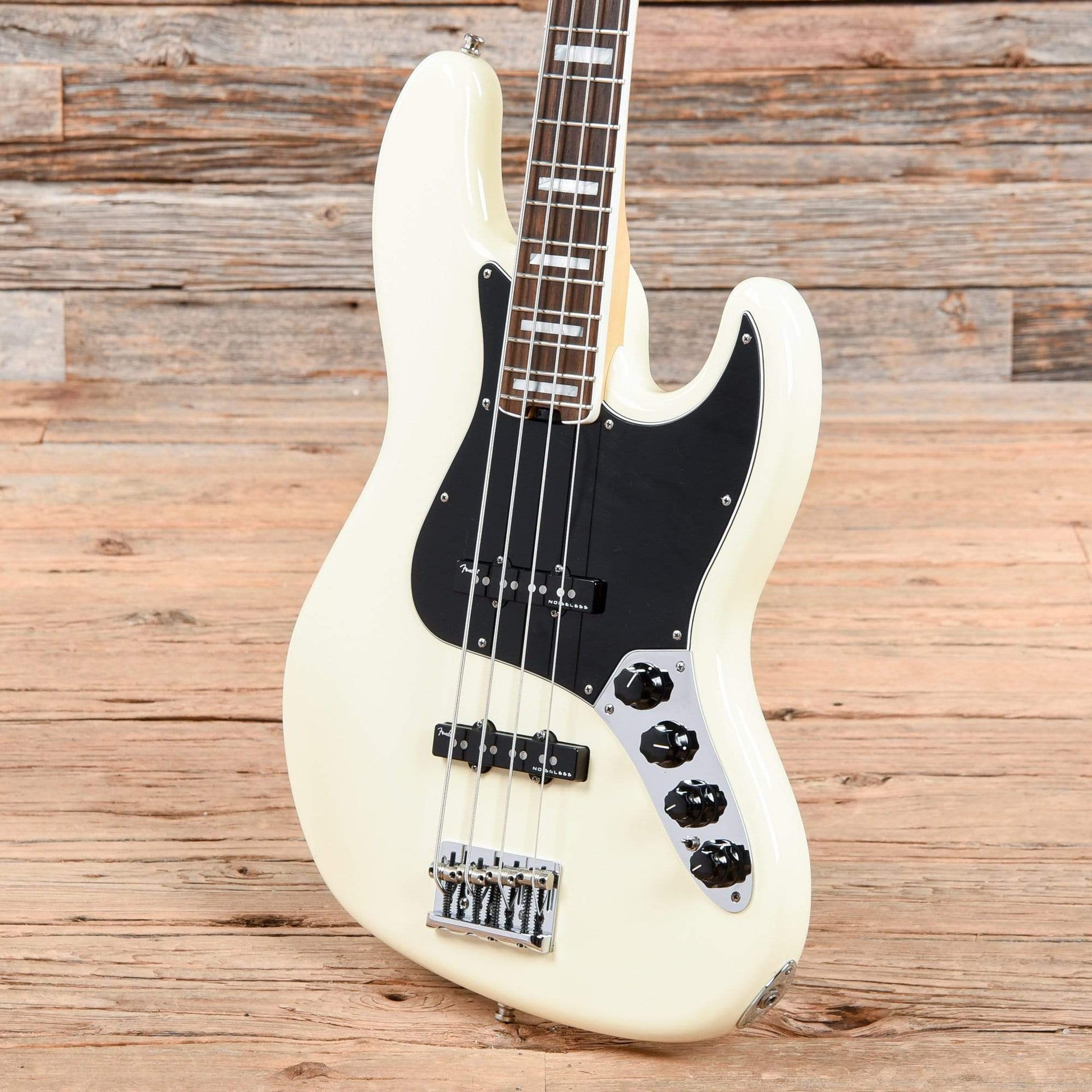 Fender American Elite Jazz Bass Olympic White 2016 Bass Guitars / 4-String