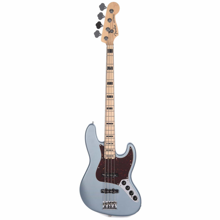 Fender American Elite Jazz Bass Satin Ice Blue Metallic – Chicago Music 