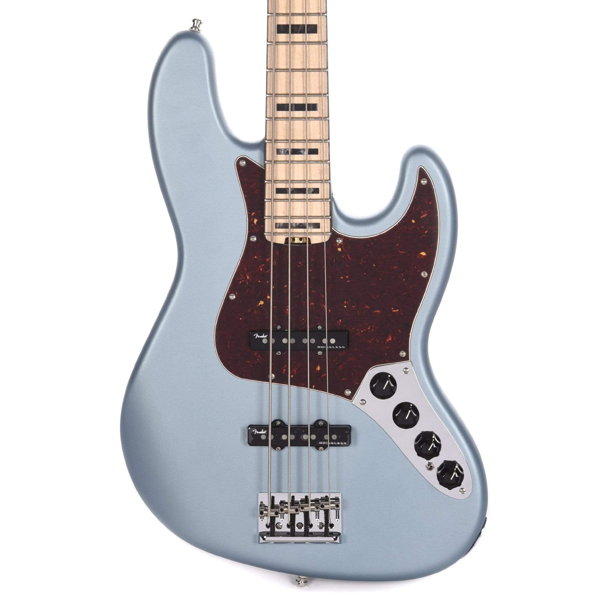 Fender American Elite Jazz Bass Satin Ice Blue Metallic – Chicago Music  Exchange