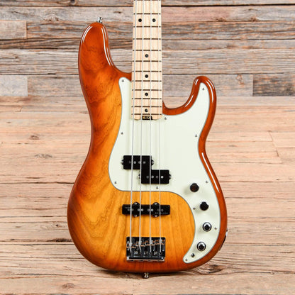 Fender American Elite Precision Bass Ash Tobacco Burst 2018 Bass Guitars / 4-String