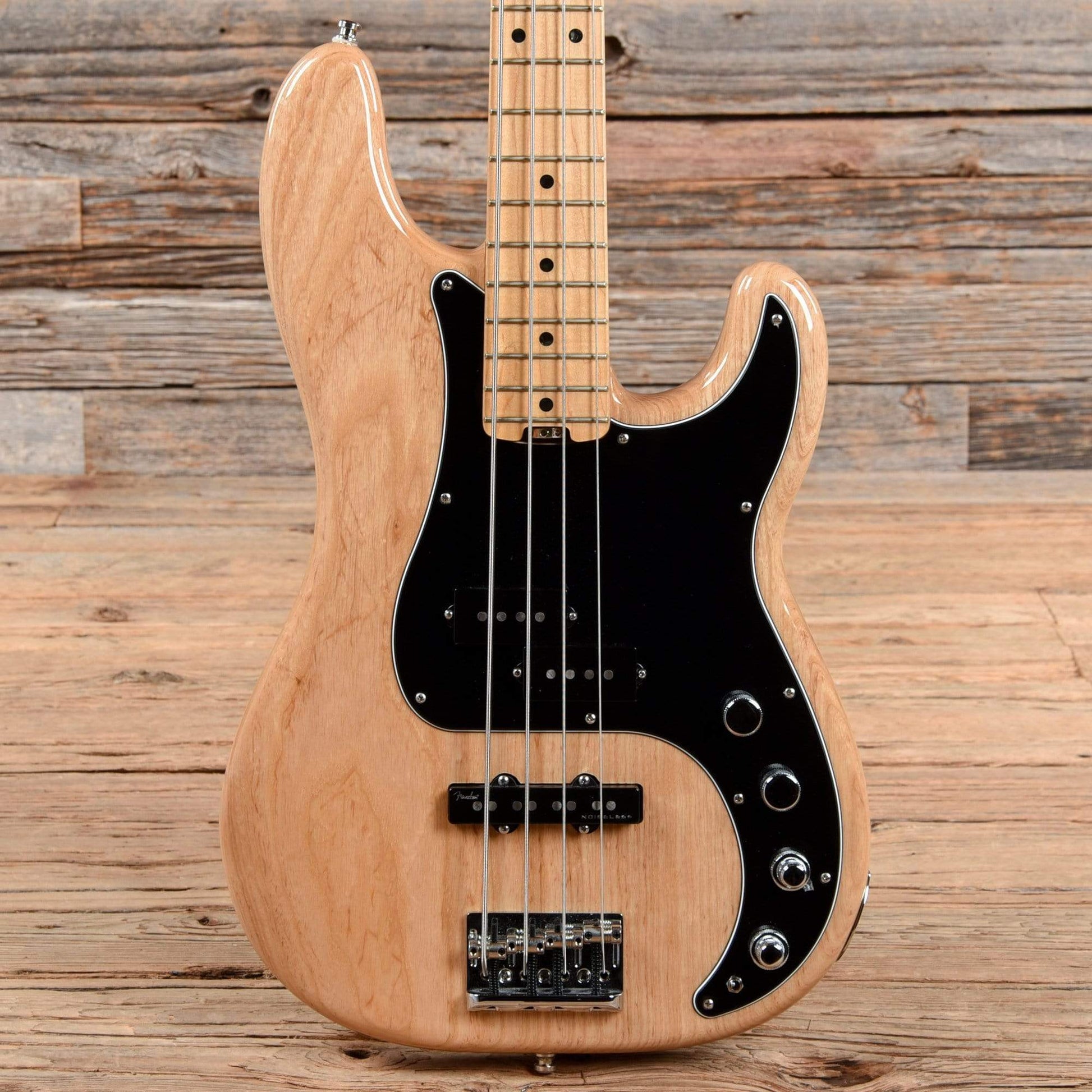 Fender American Elite Precision Bass Natural 2016 Bass Guitars / 4-String