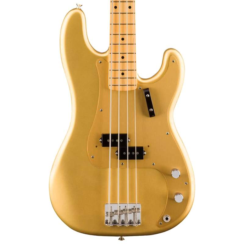 Fender American Original '50s Precision Bass Aztec Gold Bass Guitars / 4-String