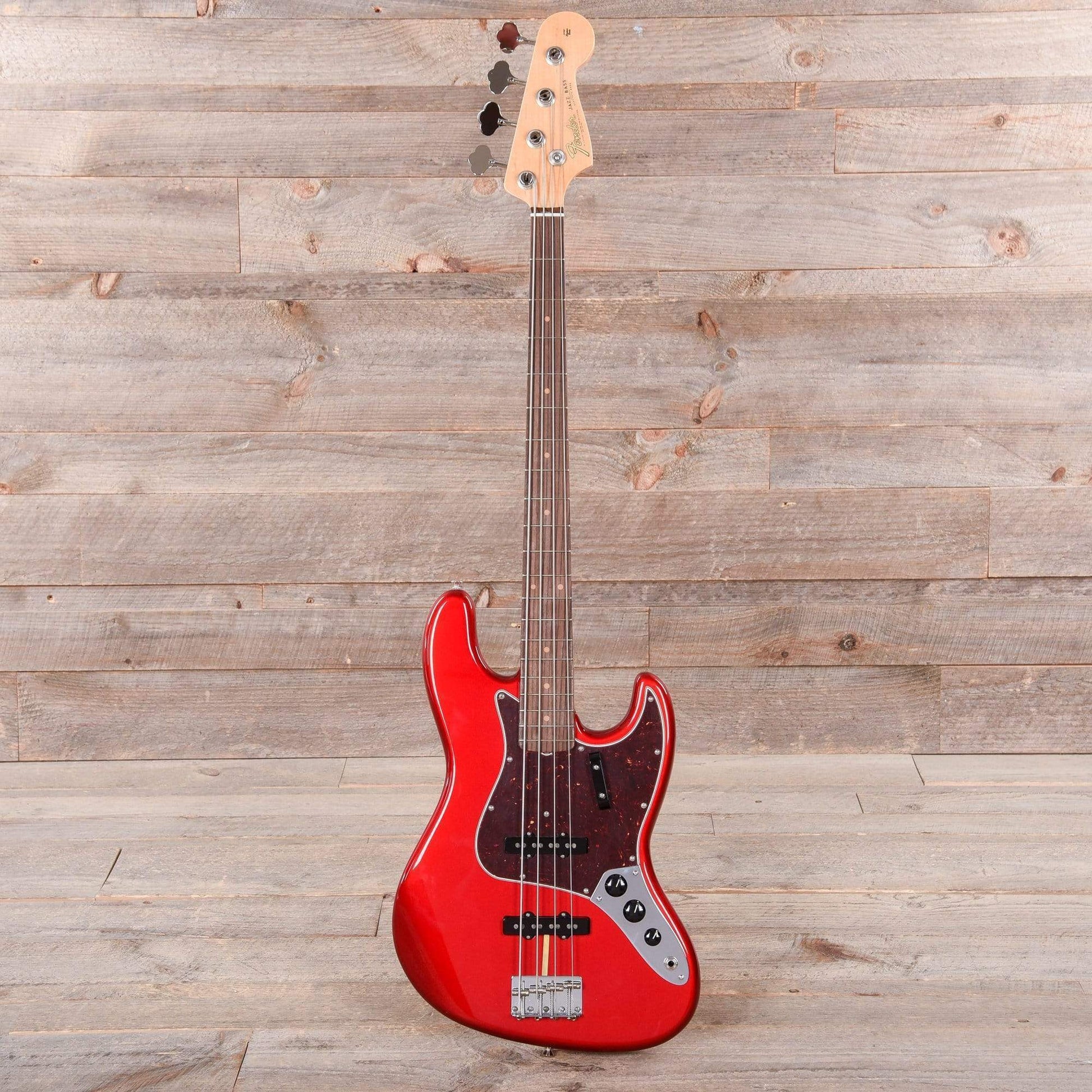 Fender American Original '60s Jazz Bass Candy Apple Red Bass Guitars / 4-String