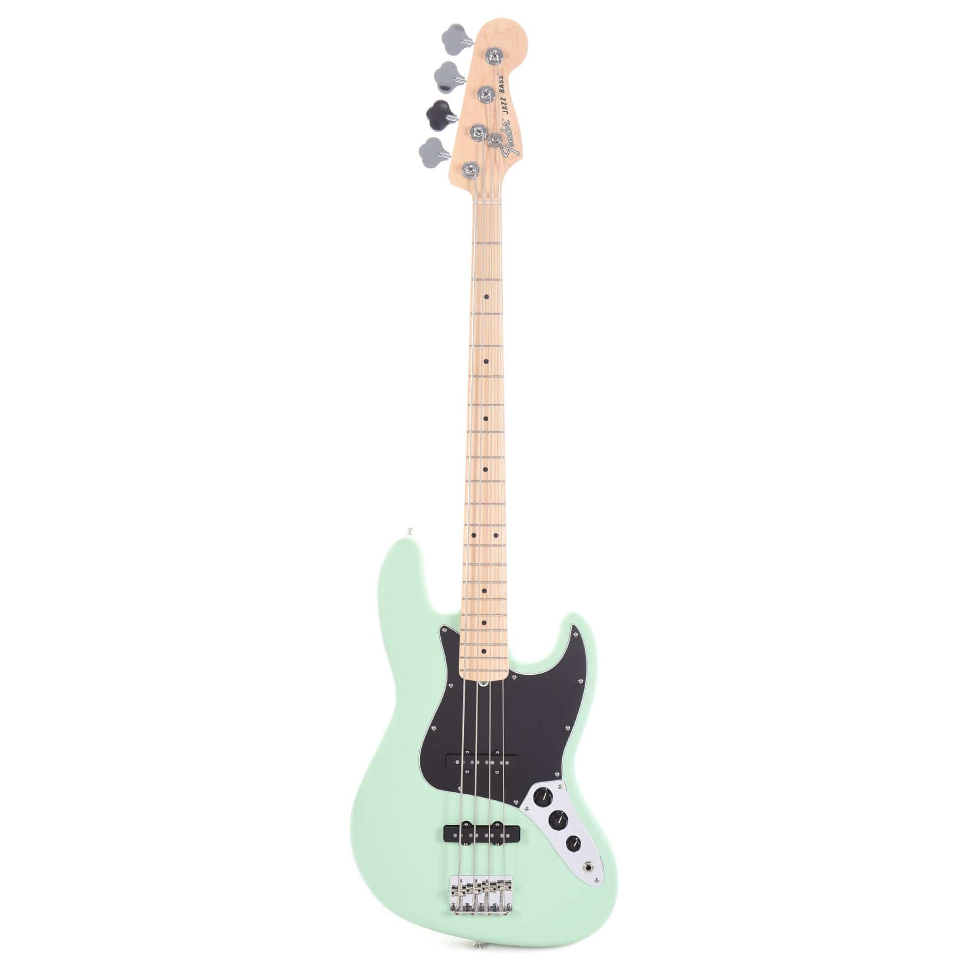 Fender American Performer Jazz Bass Satin Surf Green Bass Guitars / 4-String