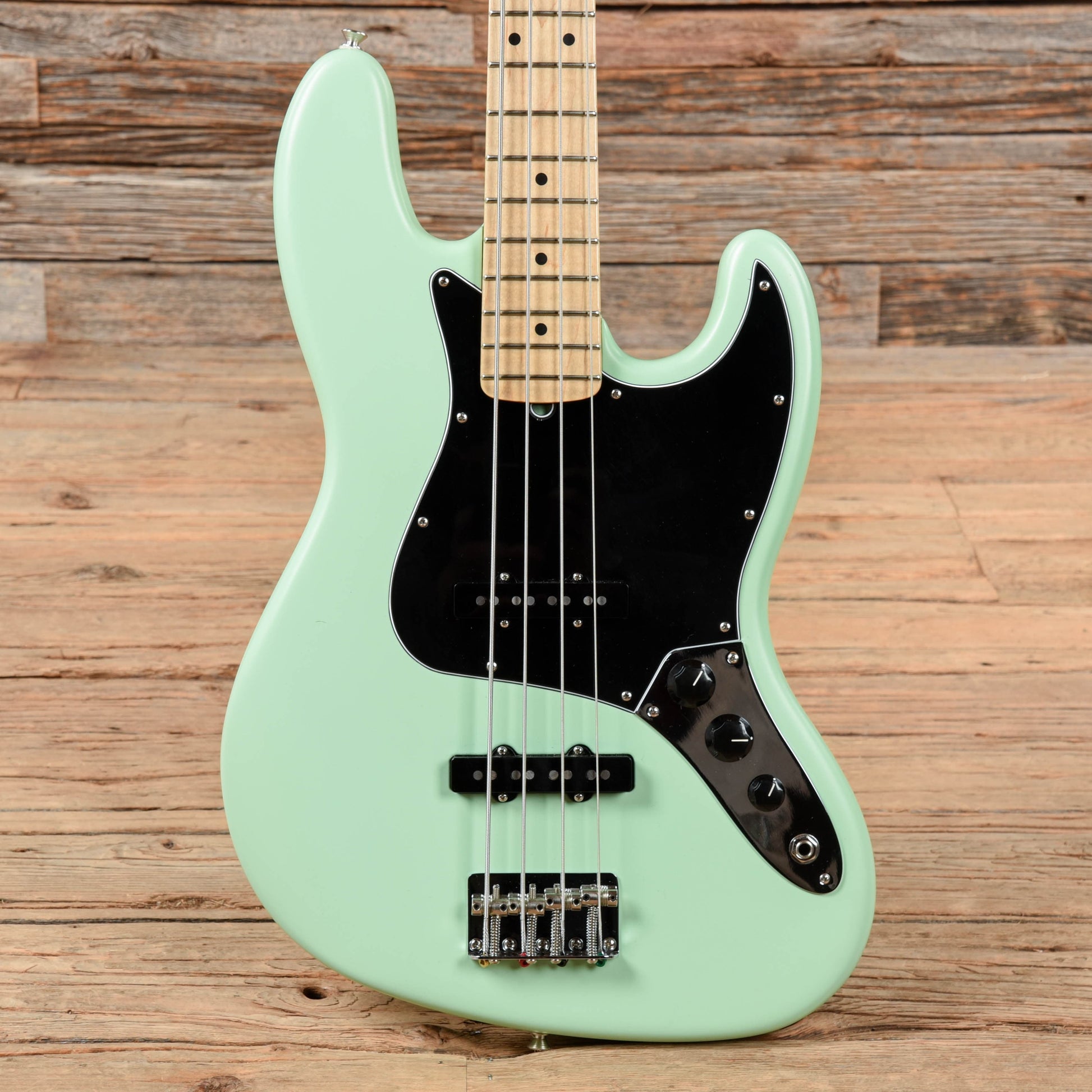 Fender American Performer Jazz Bass Satin Surf Green 2021 Bass Guitars / 4-String