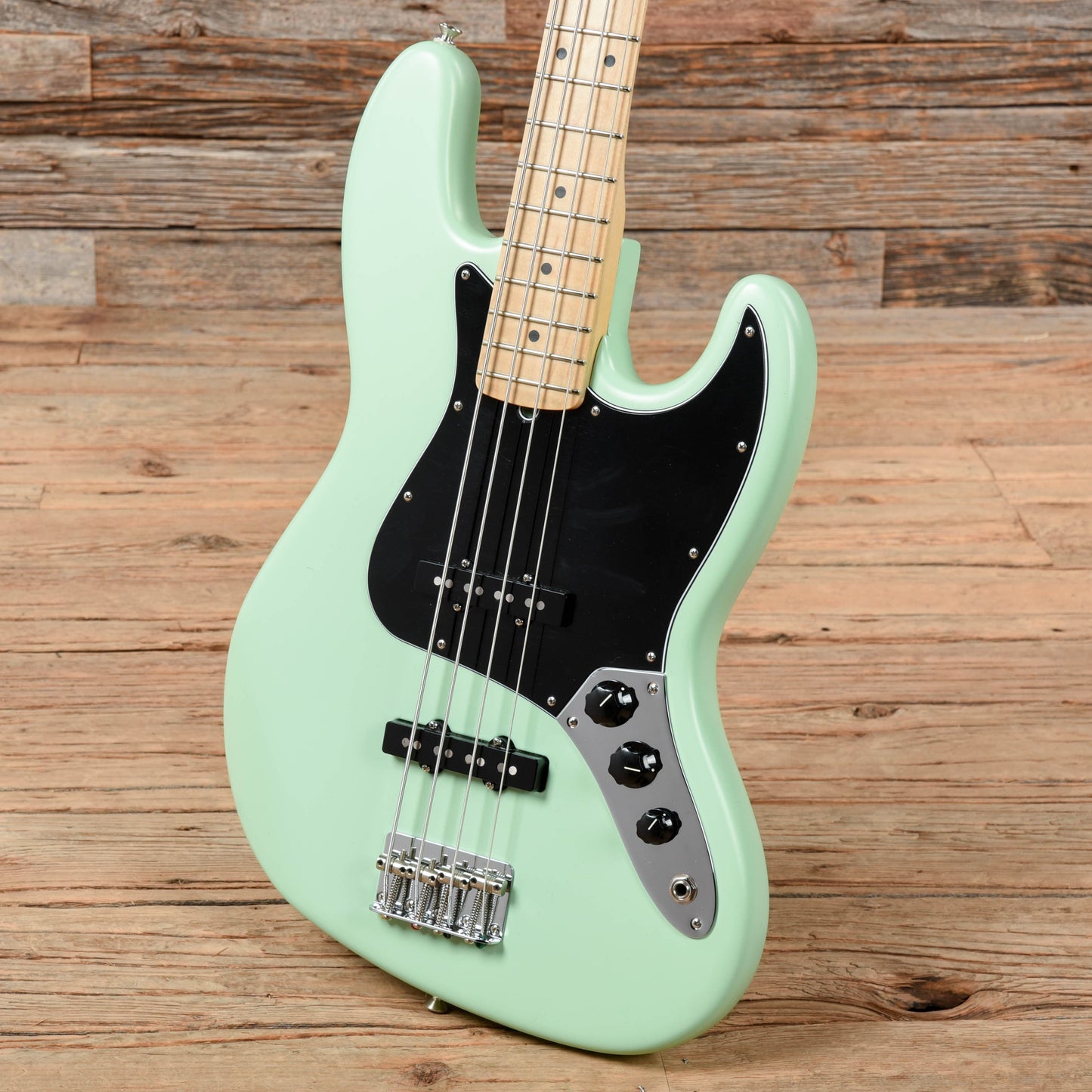 Fender American Performer Jazz Bass Satin Surf Green 2021 Bass Guitars / 4-String