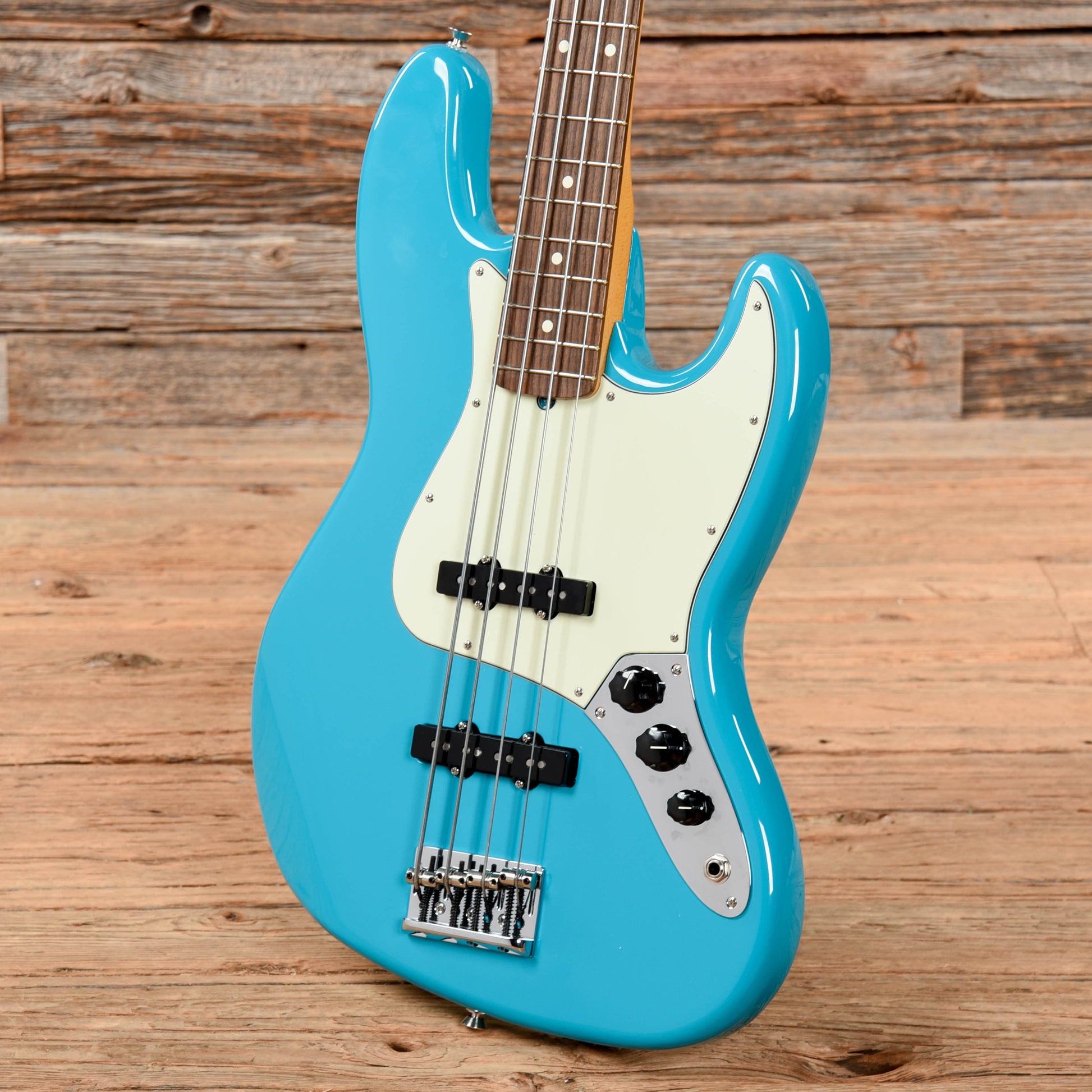 Fender American Pro II Jazz Bass Miami Blue 2021 Bass Guitars / 4-String