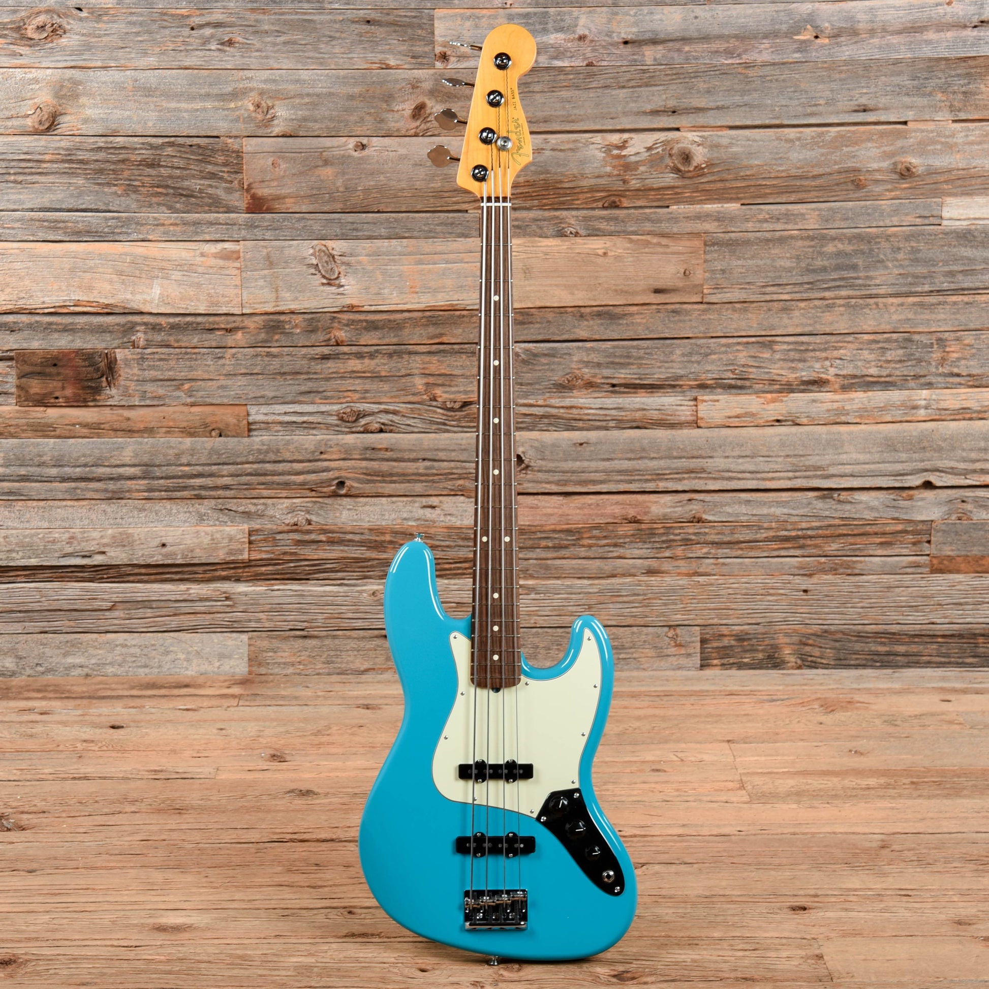 Fender American Pro II Jazz Bass Miami Blue 2021 Bass Guitars / 4-String