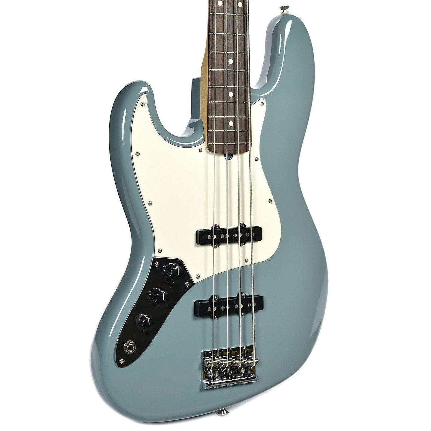 Fender American Pro Jazz Bass LEFTY RW Sonic Gray – Chicago Music Exchange