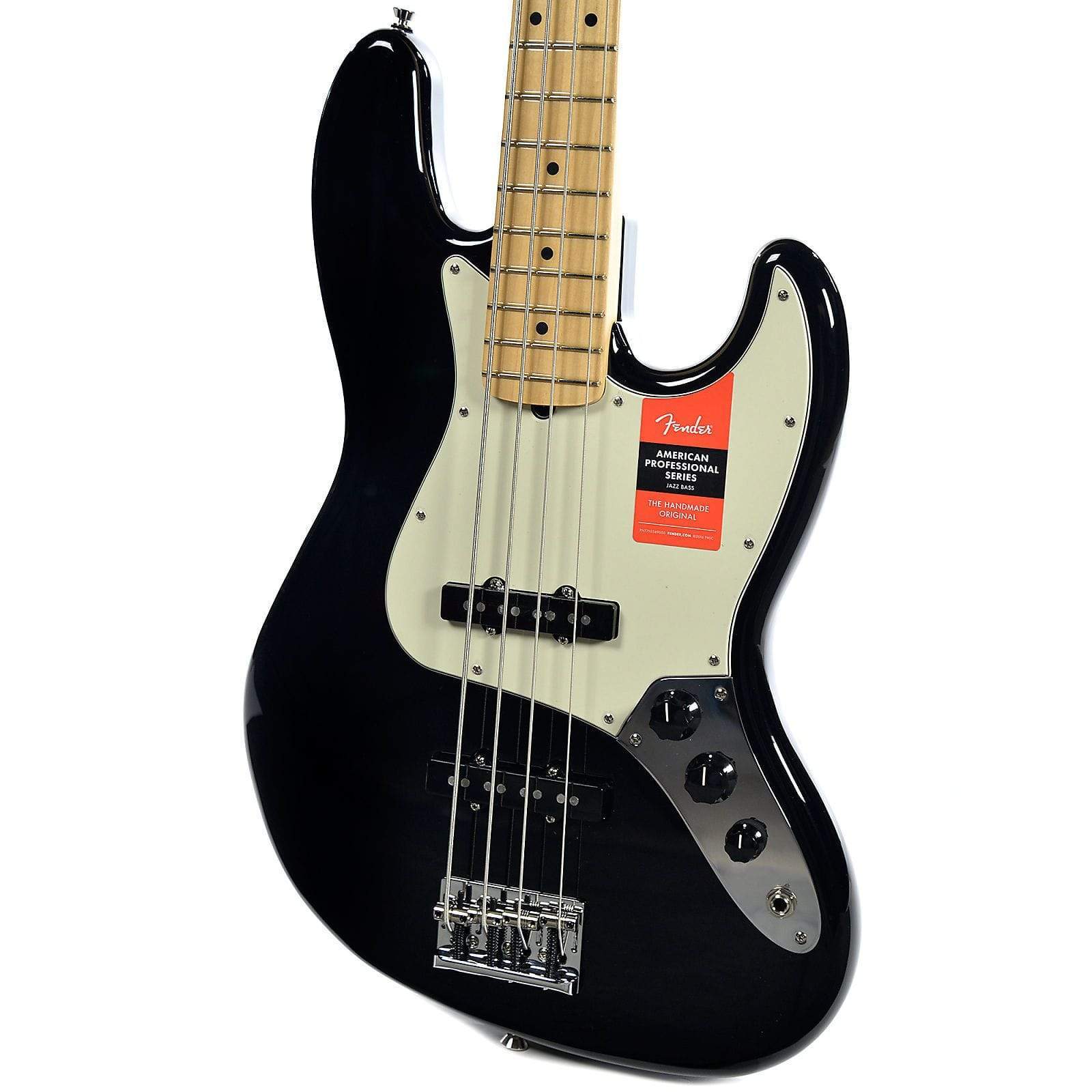 Fender American Pro Jazz Bass MN Black Bass Guitars / 4-String