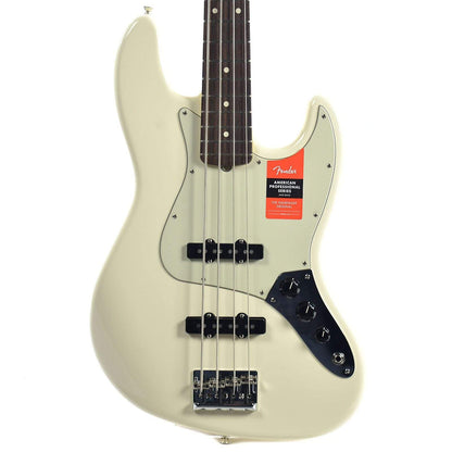 Fender American Pro Jazz Bass RW Olympic White Bass Guitars / 4-String