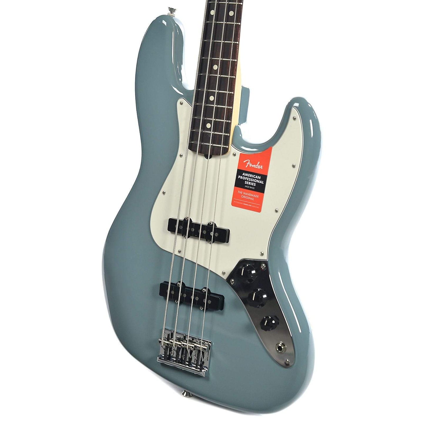 Fender American Pro Jazz Bass RW Sonic Gray – Chicago Music Exchange