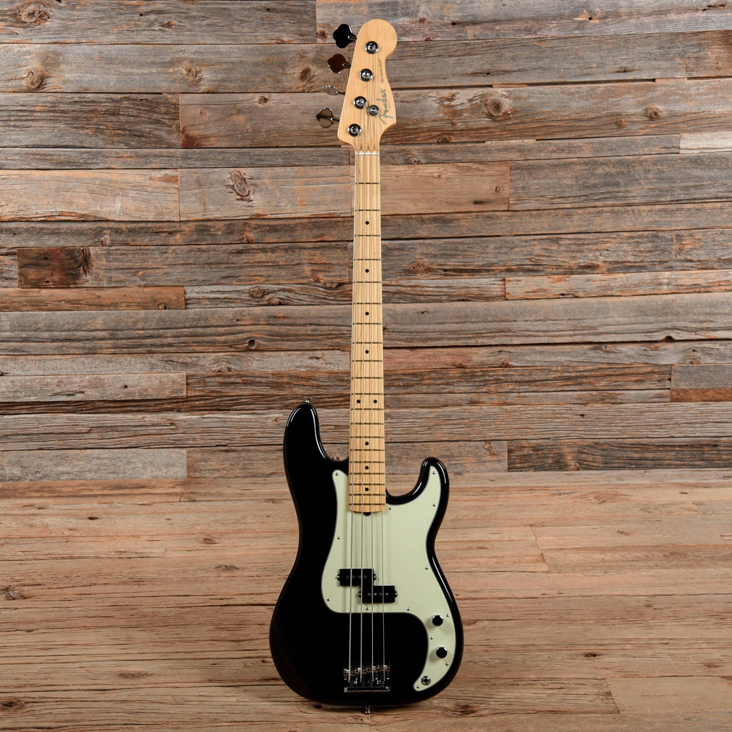 Fender American Pro Precision Bass Black Bass Guitars / 4-String