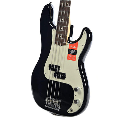 Fender American Pro Precision Bass RW Black Bass Guitars / 4-String