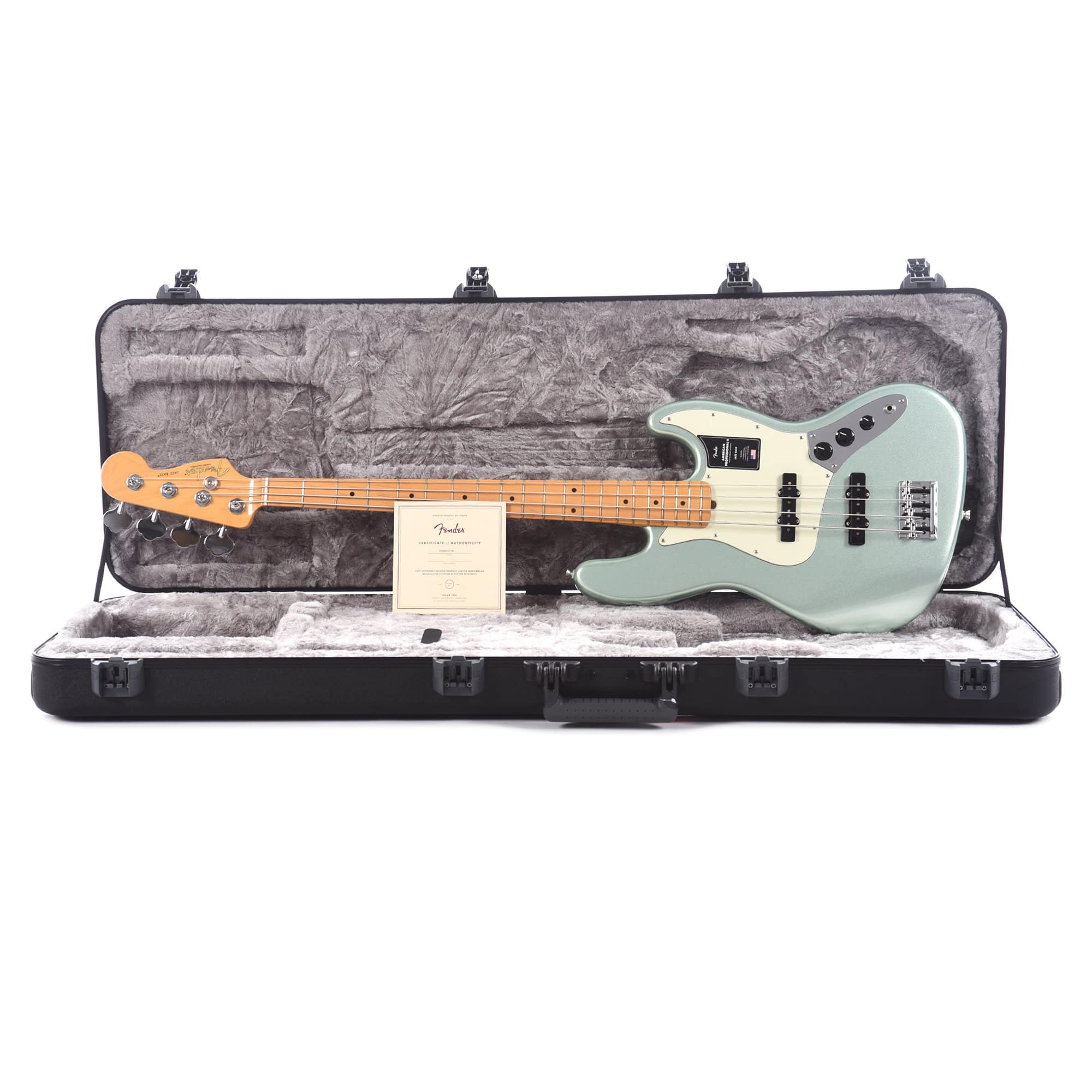 Fender American Professional II Jazz Bass Mystic Surf Green