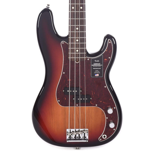 Fender American Professional II Precision Bass 3-Tone Sunburst Bass Guitars / 4-String