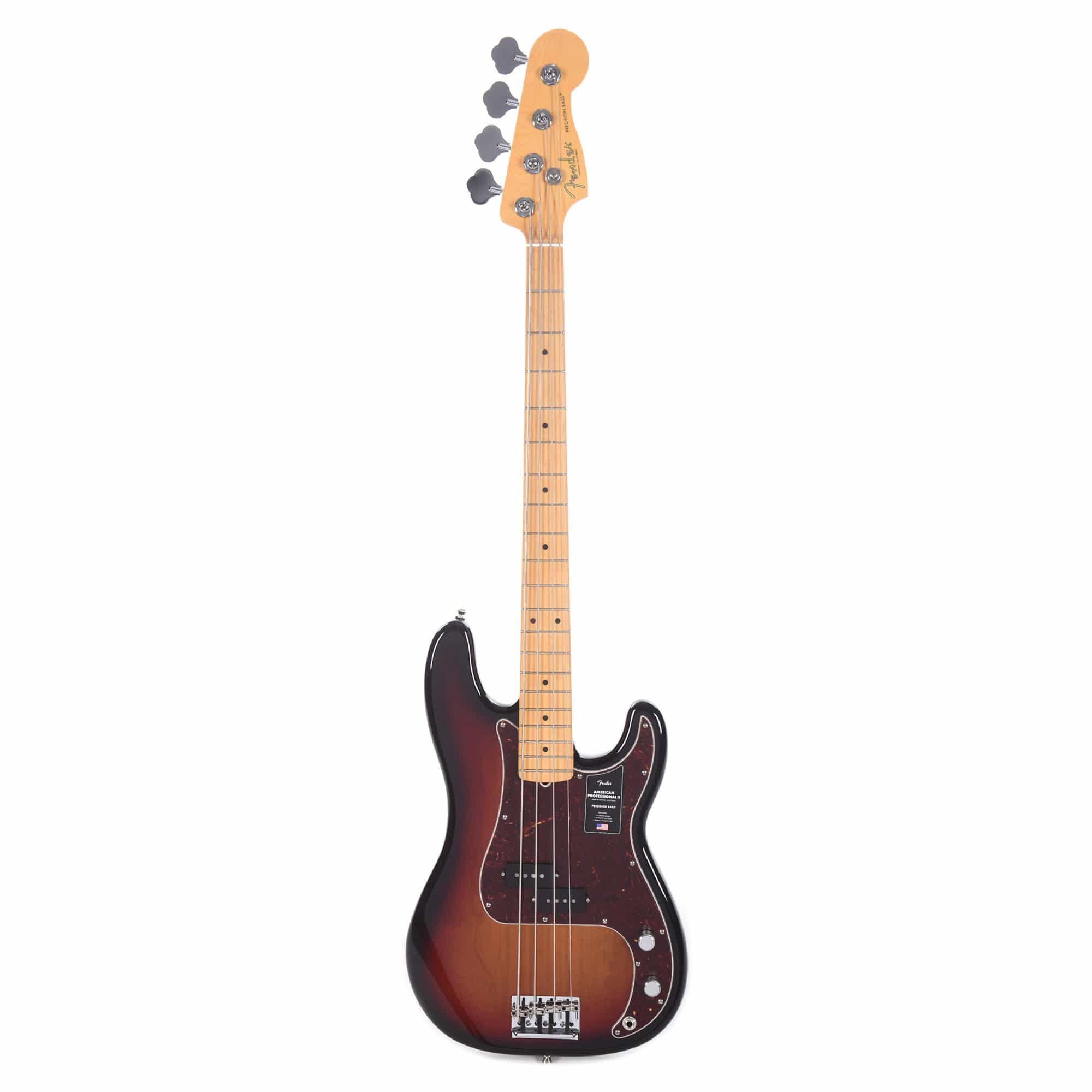 Fender American Professional II Precision Bass 3-Tone Sunburst Bass Guitars / 4-String