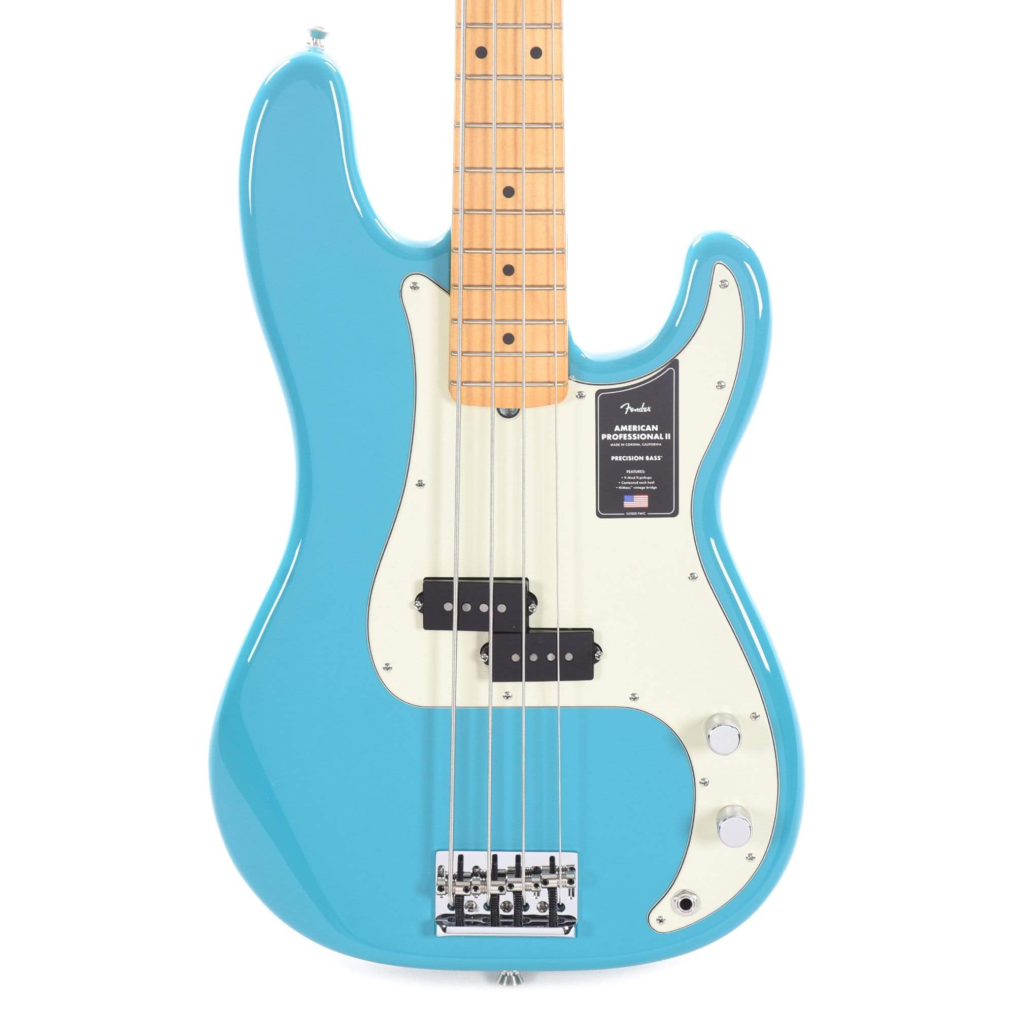 Fender American Professional II Precision Bass Miami Blue – Chicago ...