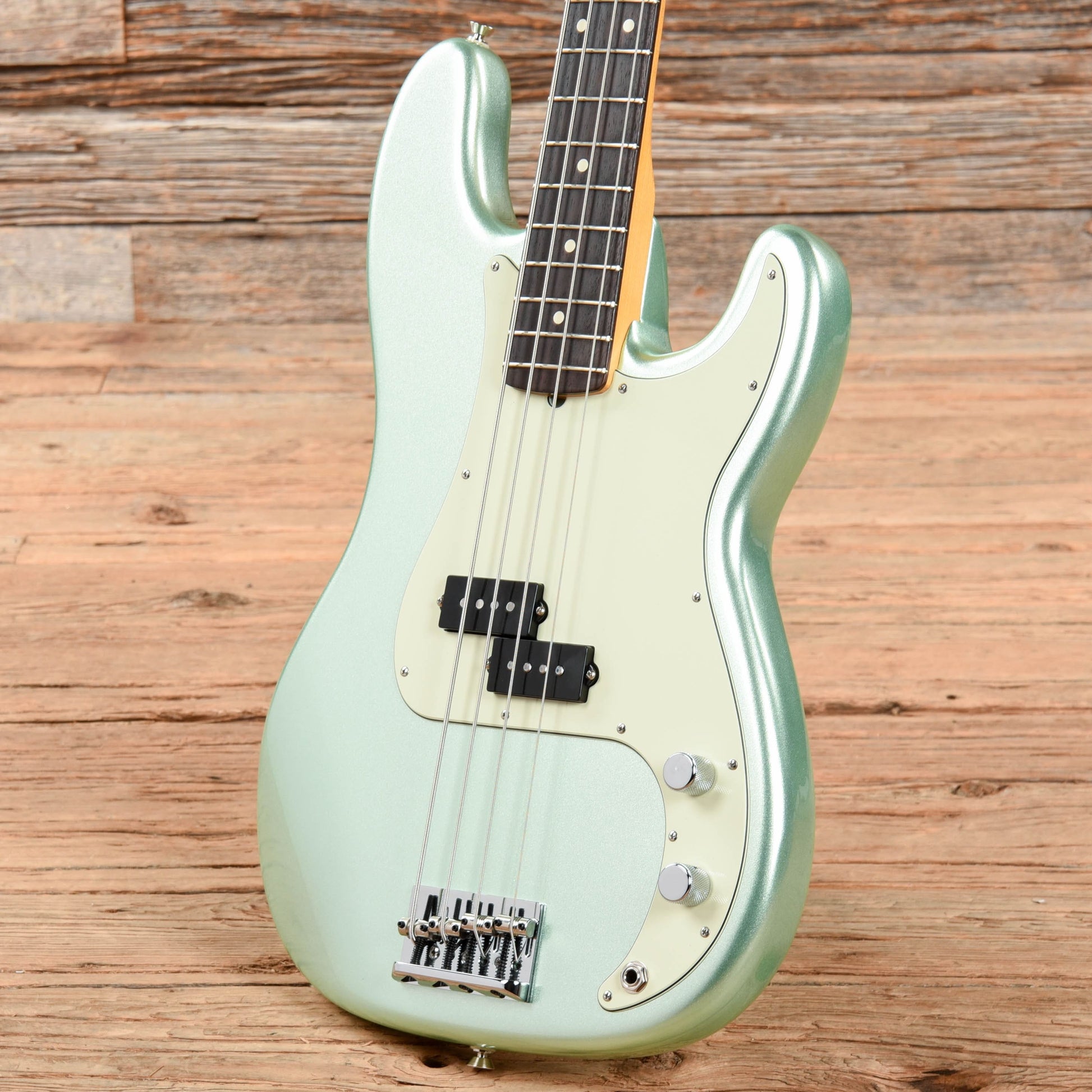 Fender American Professional II Precision Bass Mystic Surf Green 2021 Bass Guitars / 4-String