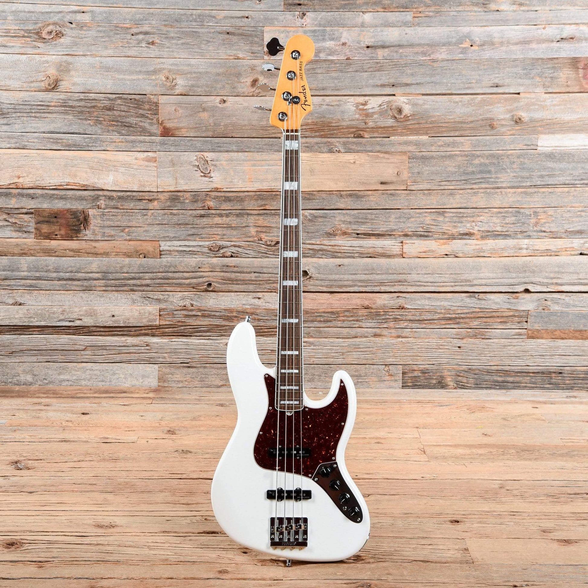 Fender American Ultra Jazz Bass Arctic Pearl 2019 Bass Guitars / 4-String