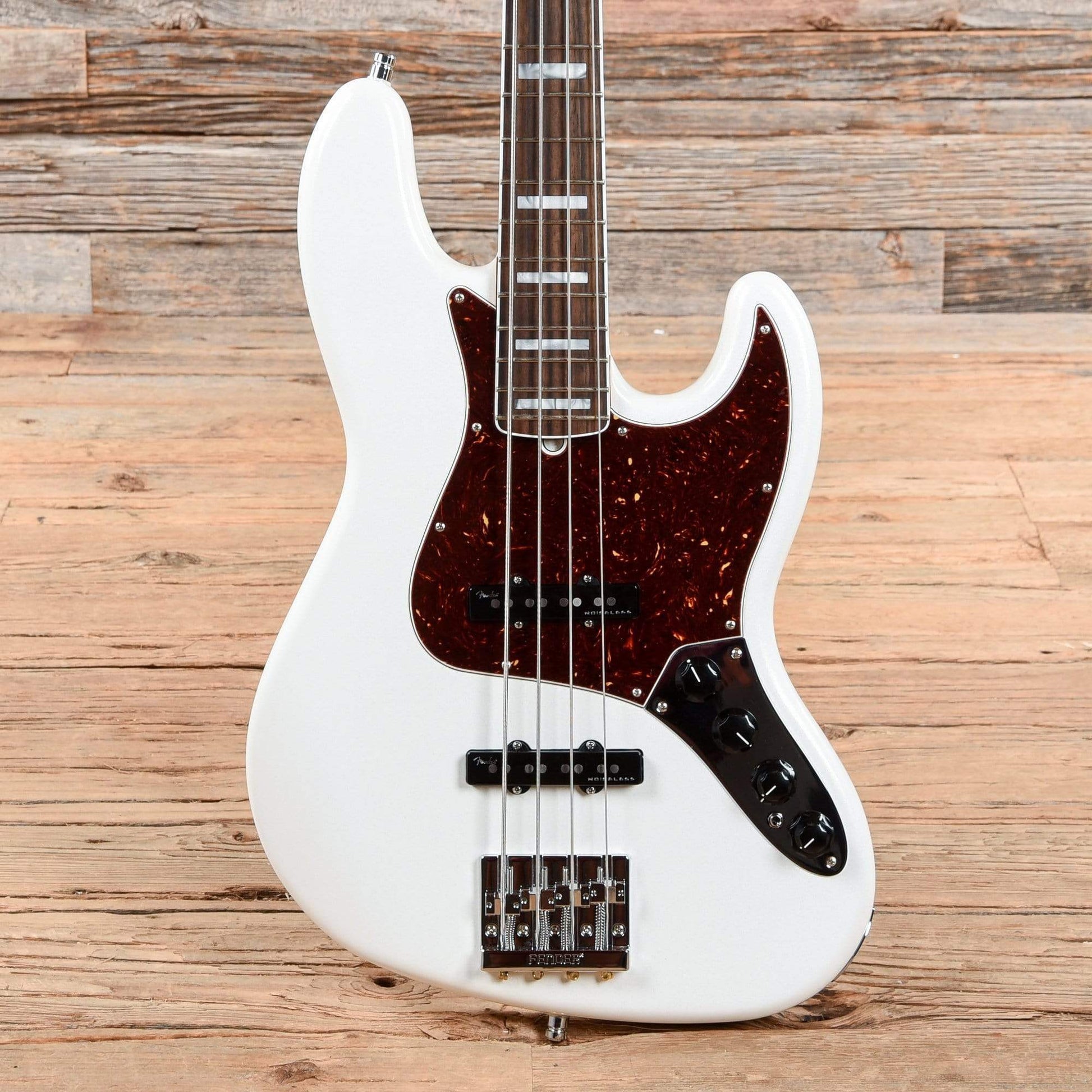 Fender American Ultra Jazz Bass Arctic Pearl 2019 Bass Guitars / 4-String