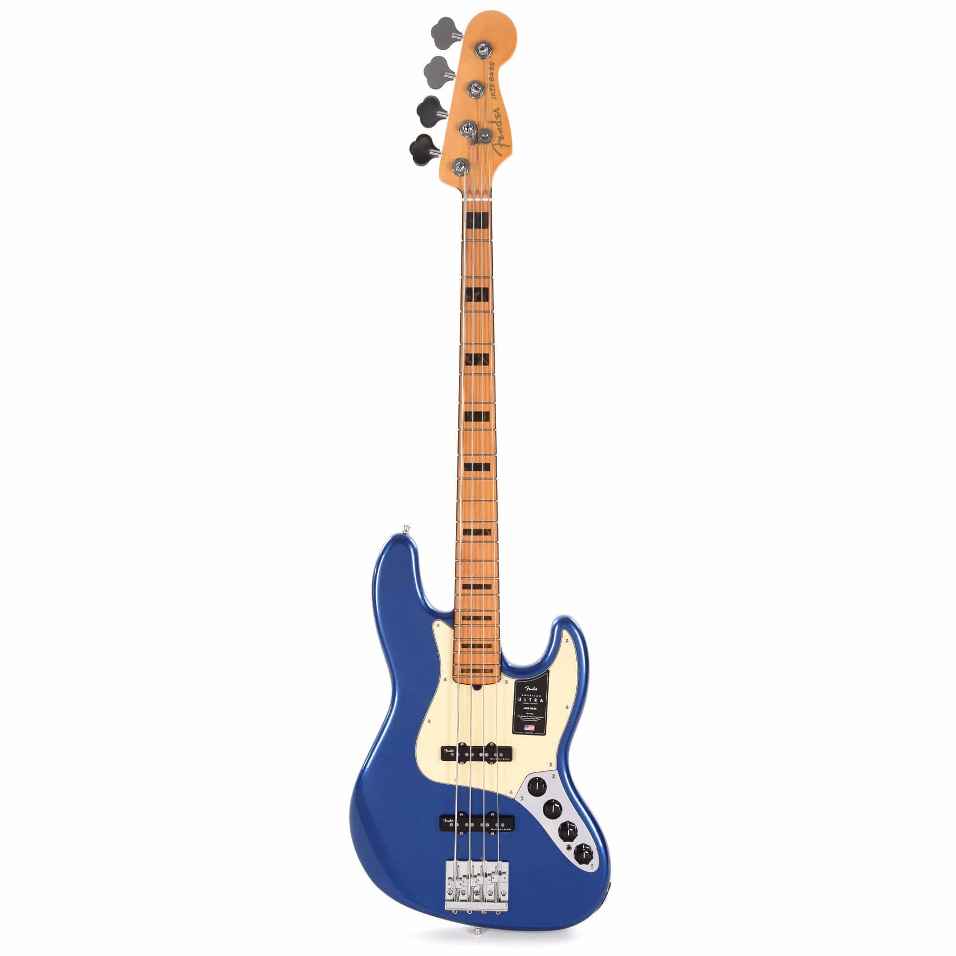 Fender American Ultra Jazz Bass Cobra Blue Bass Guitars / 4-String