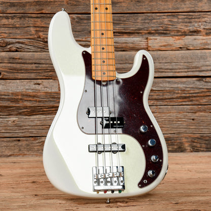 Fender American Ultra Precision Bass Arctic Pearl 2020 Bass Guitars / 4-String