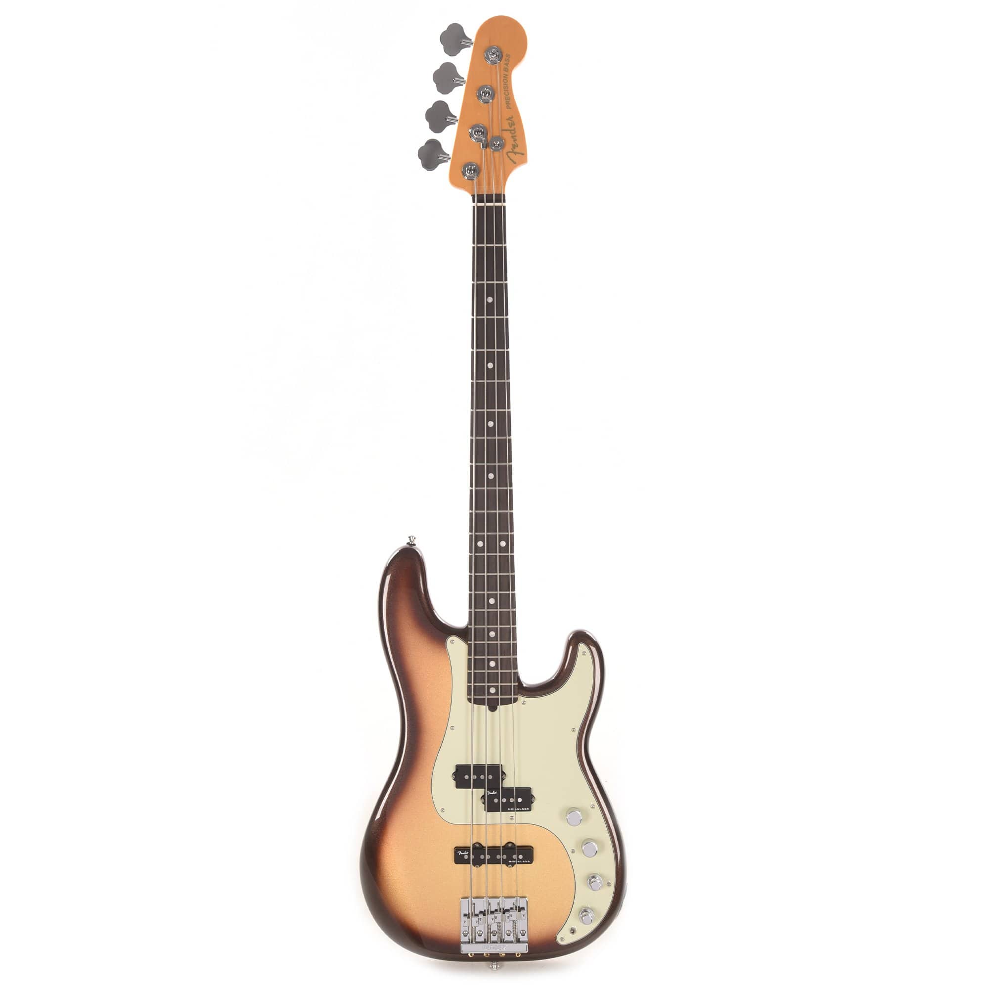 Fender American Ultra Precision Bass Mocha Burst Bass Guitars / 4-String